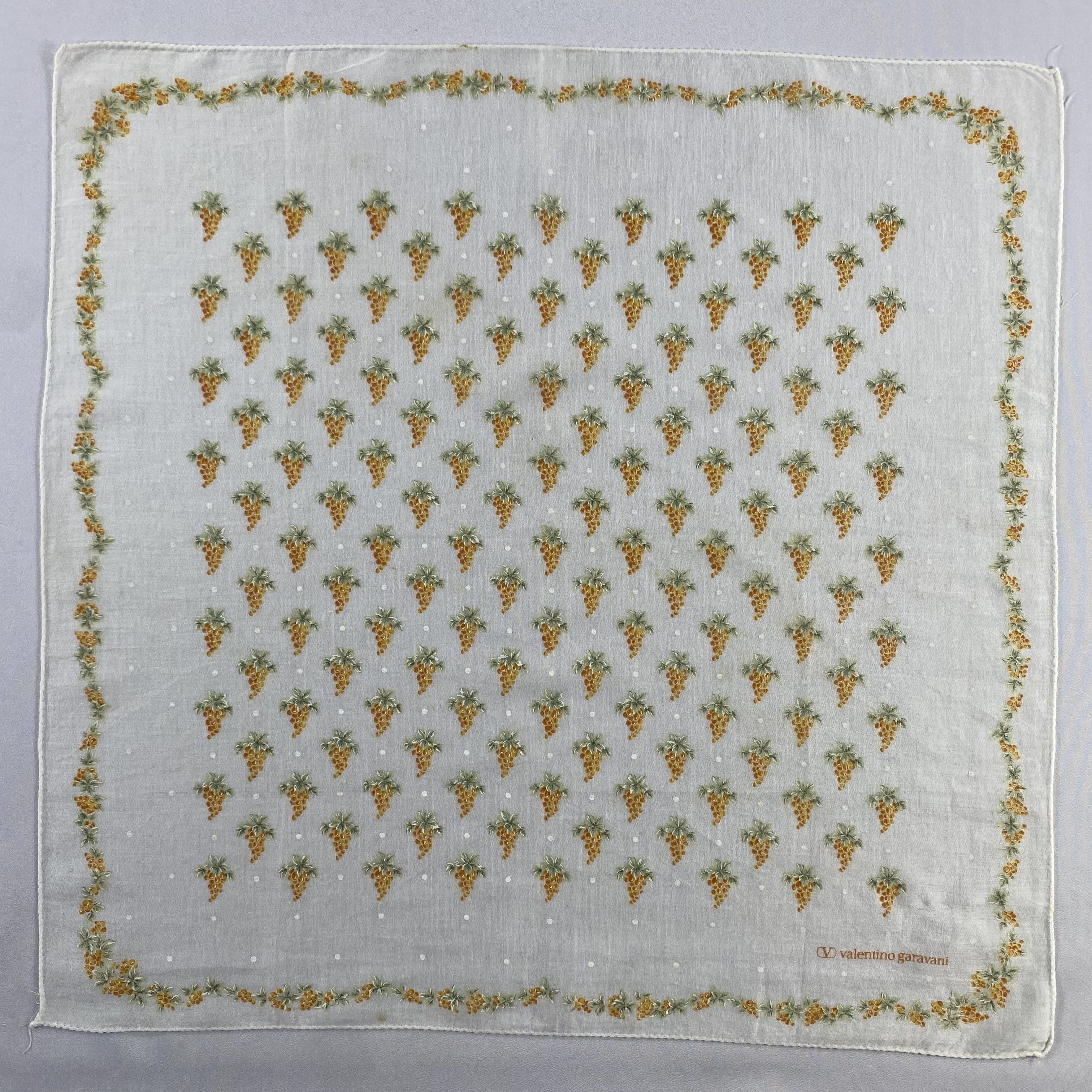 Valentino × Vintage Valentino Garavani Bandana/ Handkerchief / Neckerchief-P1780 Size ONE SIZE - 1 Thumbnail