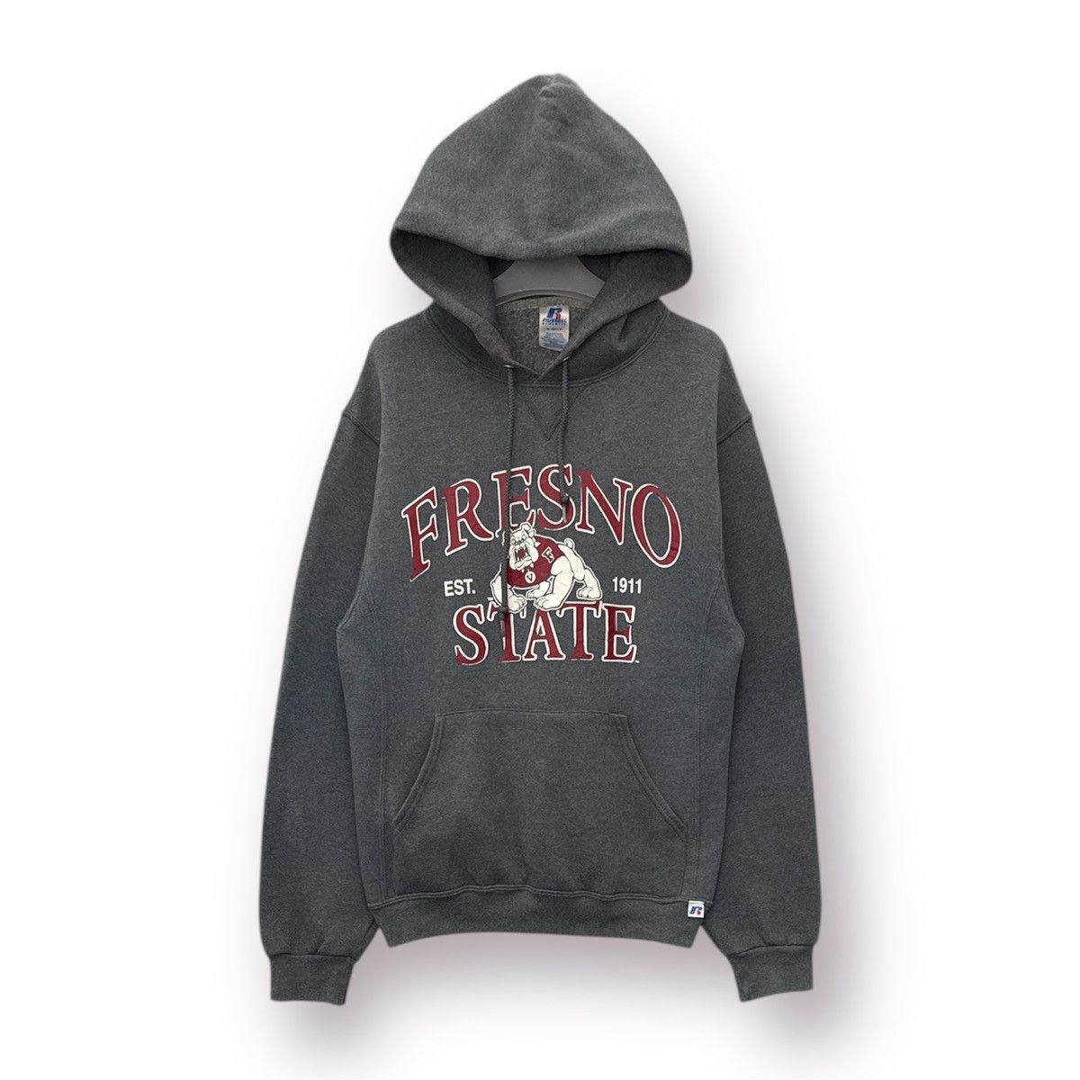 Russell Athletic 🔥 Vtg Russell Athletic Fresno State Bulldogs Campus Hoodie Size US S / EU 44-46 / 1 - 1 Thumbnail