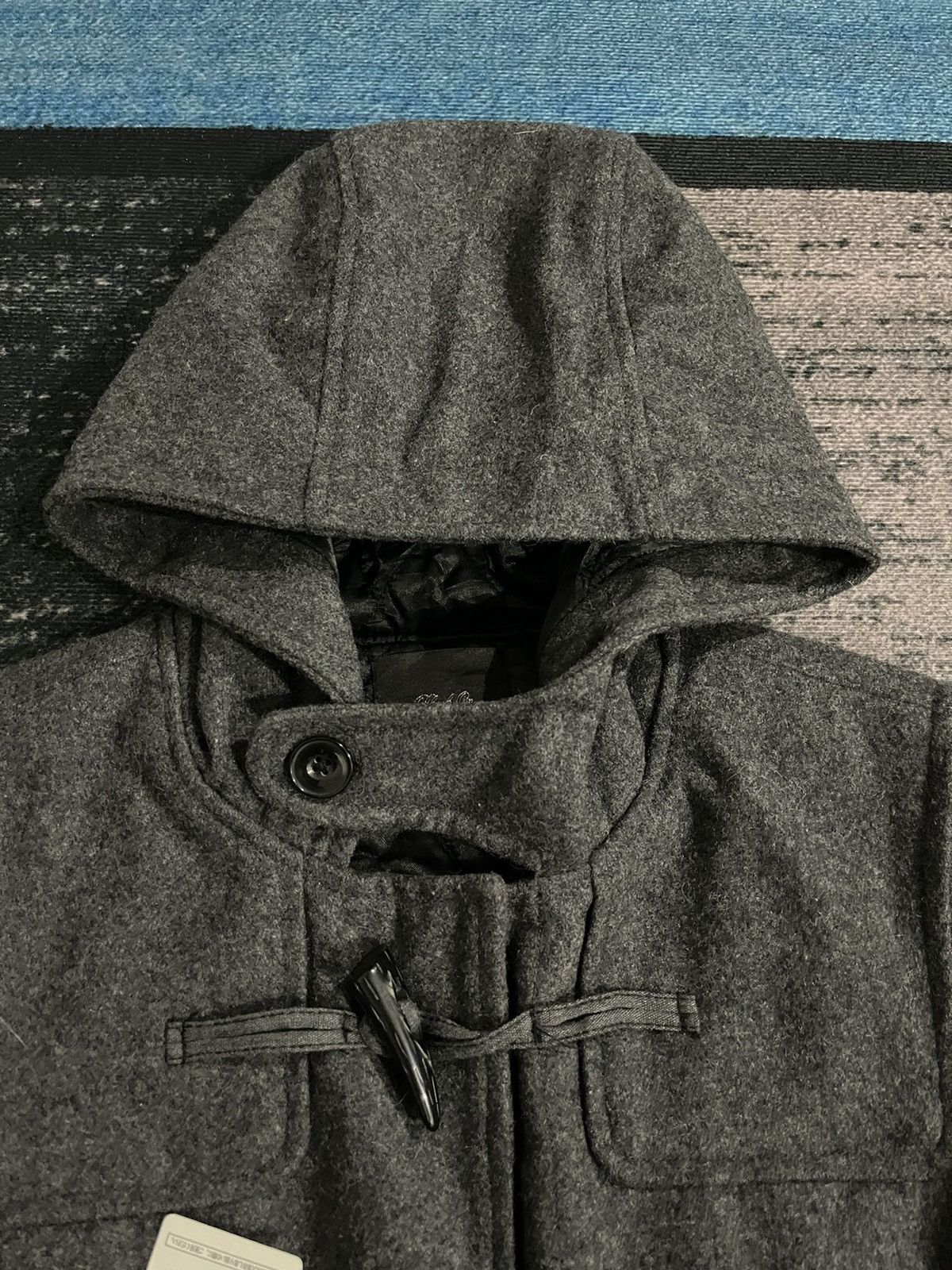 Issey Miyake Tete Homme Issey Miyake Duffle Wool Hoodie Jacket Size US M / EU 48-50 / 2 - 9 Thumbnail
