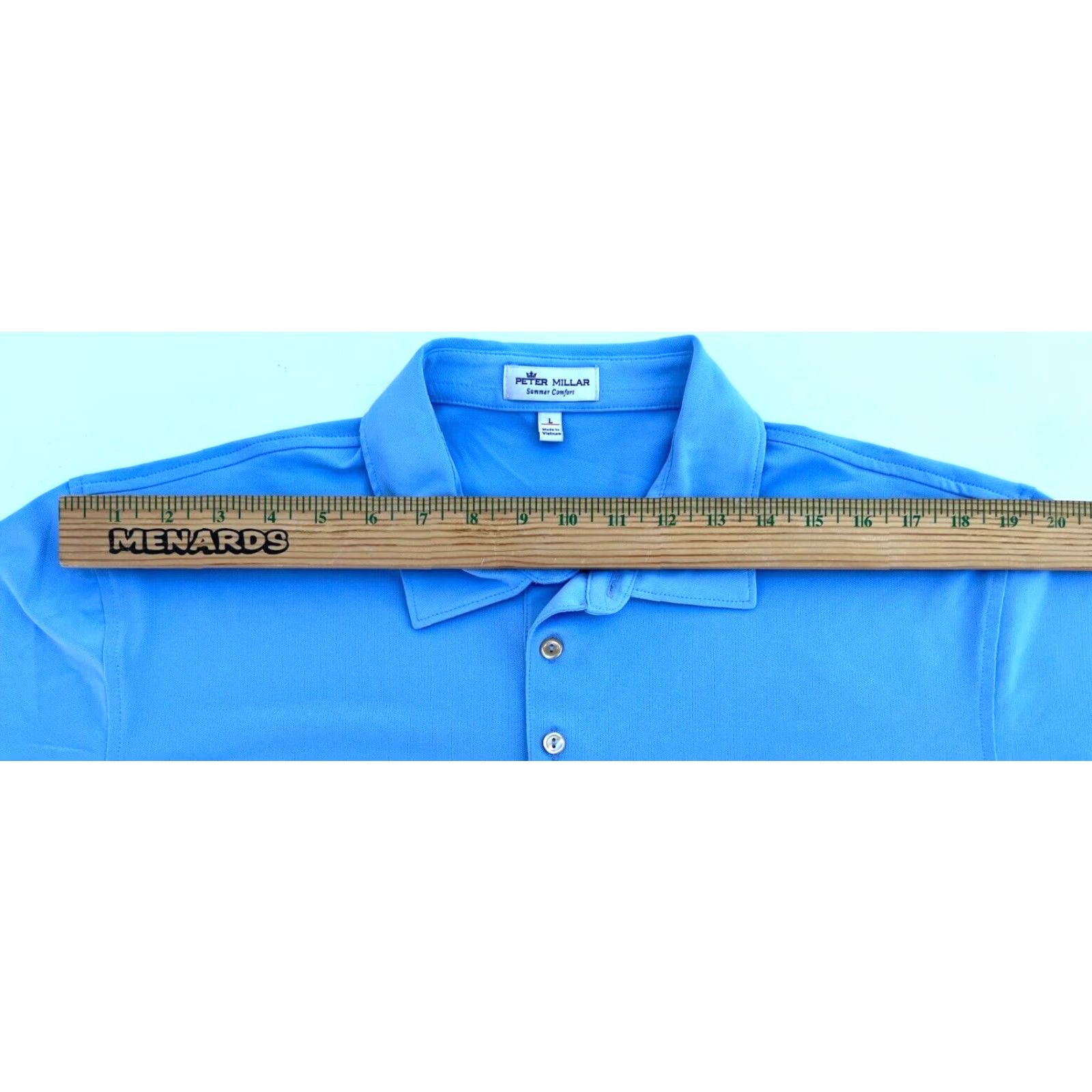 Peter Millar Peter Millar Summer Comfort Performance Polo Shirt Sz L Men’s Short Sleeve Collared Polo Blue Classic, Preppy, Sports Size US L / EU 52-54 / 3 - 7 Thumbnail