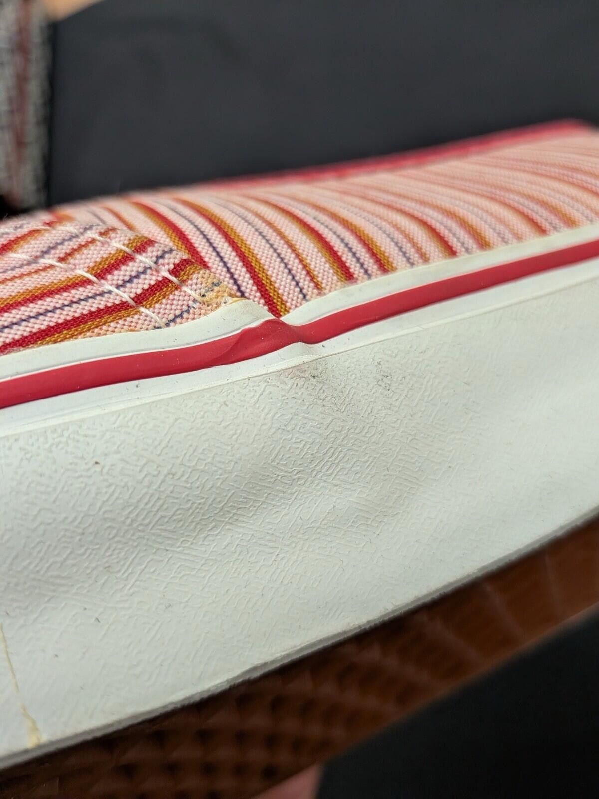 Vans Vans Authentic STRIPED CAPRI COL#2404 Red VN-0EE3X1G US10.5 Size US 10.5 / EU 43-44 - 6 Thumbnail