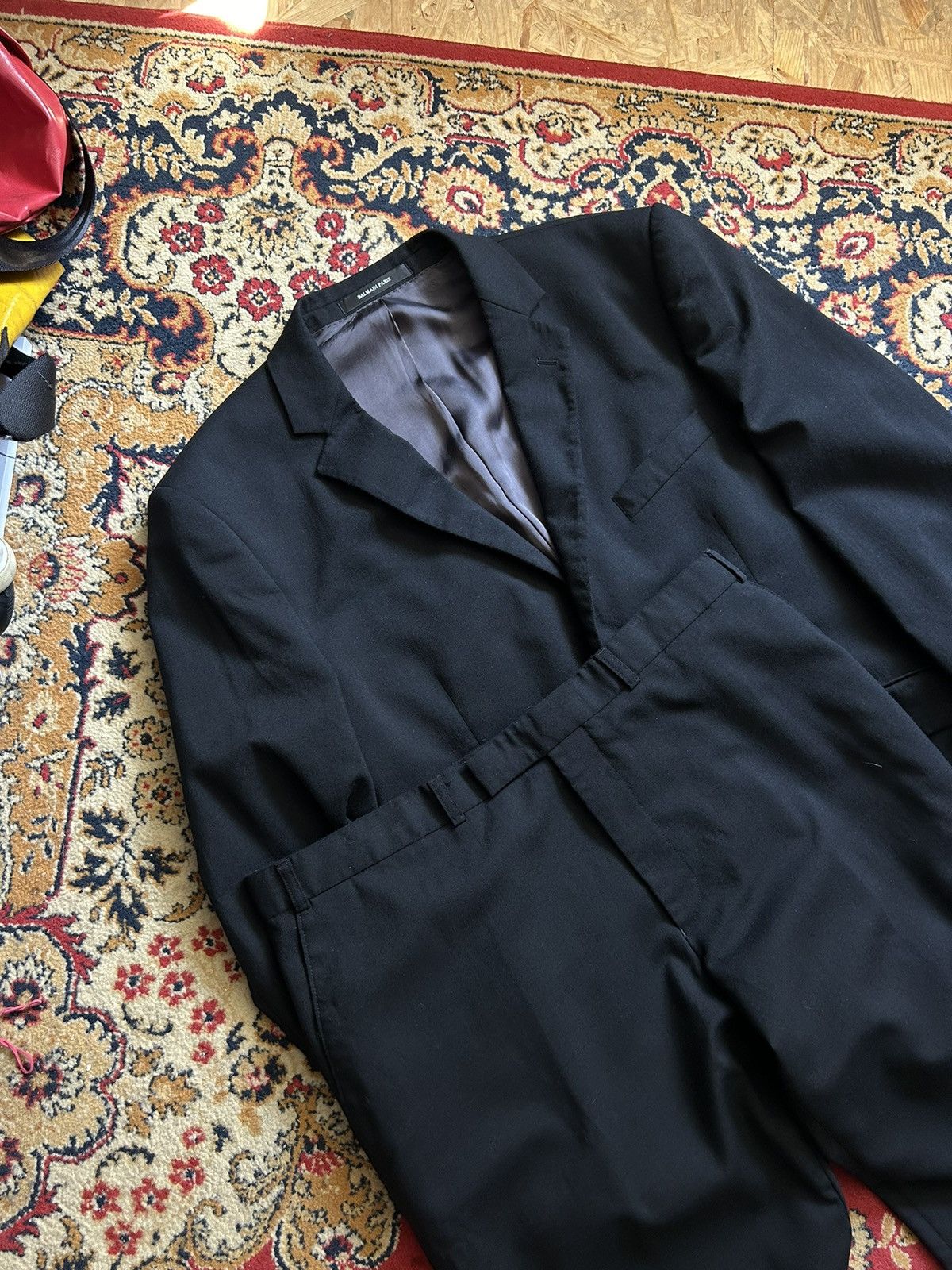Balmain Balmain Paris classic suit blazer and pants Size 52R - 2 Thumbnail