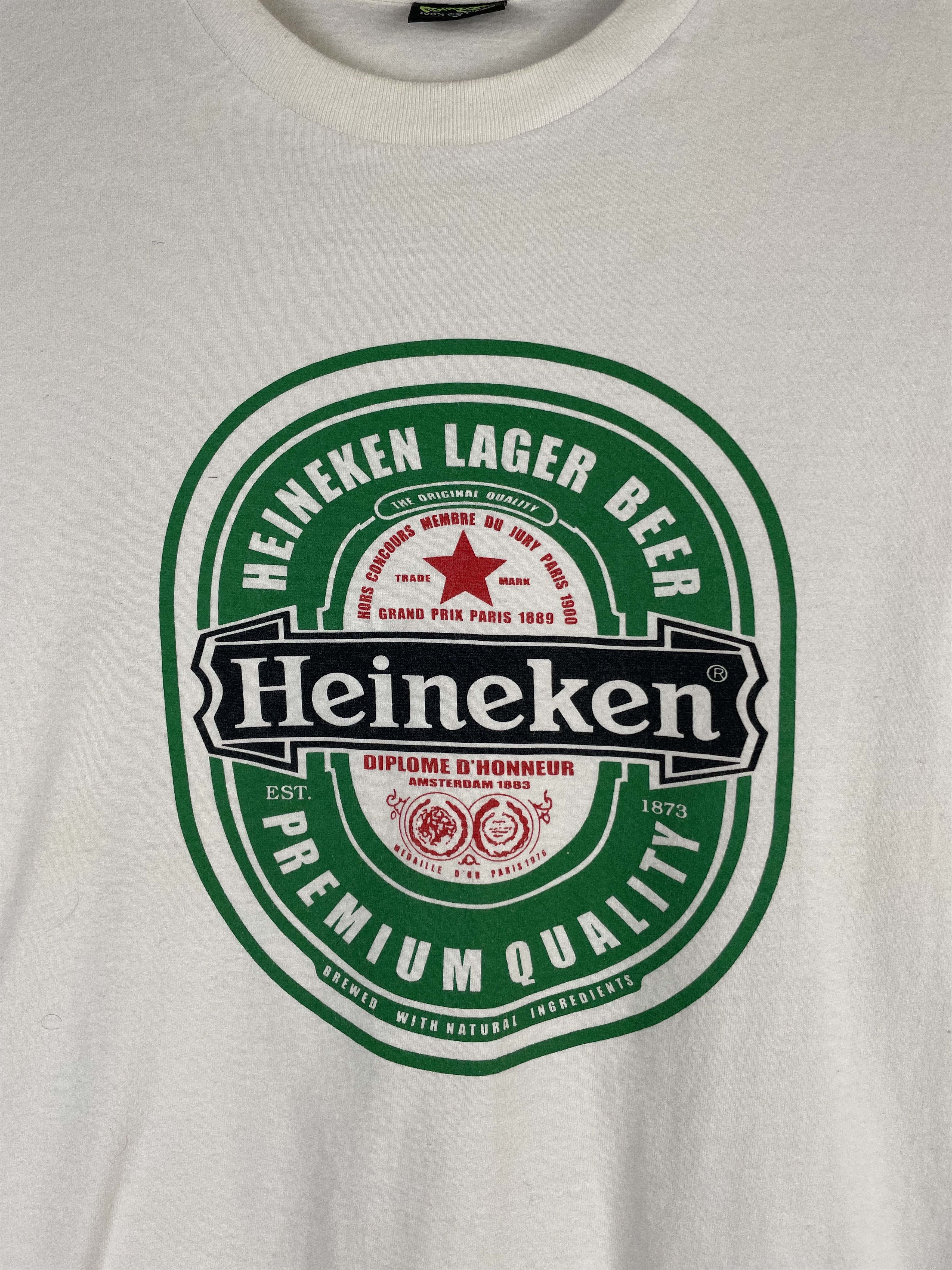 Heineken Vintage 1990s Heineken Promo T Shirt Size US L / EU 52-54 / 3 - 4 Thumbnail