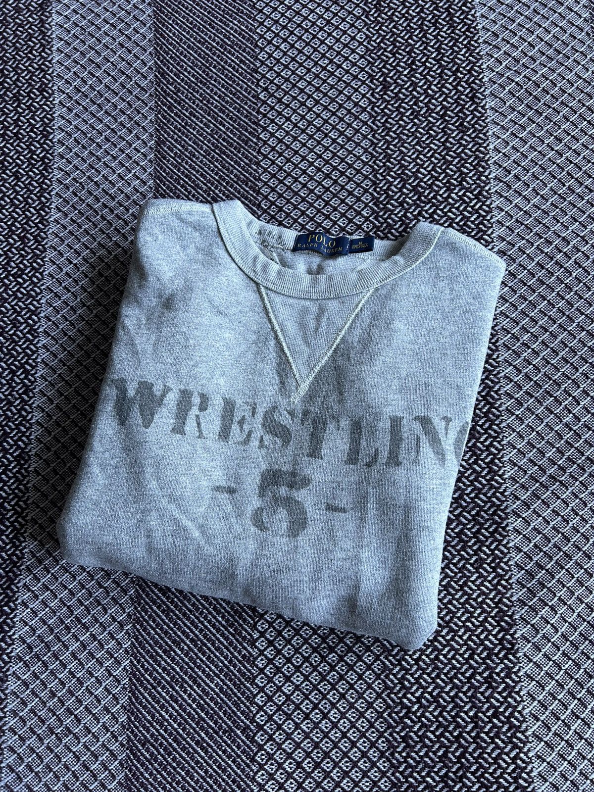 Polo Ralph Lauren × Vintage Vintage Polo Ralph Lauren Wrestling Heavy Sweatshirt Size M Size US M / EU 48-50 / 2 - 11 Thumbnail