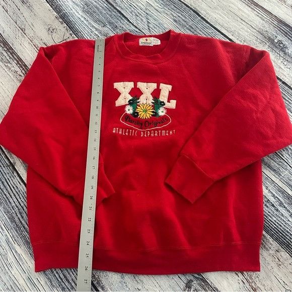 Other Vintage Embroidered Athletic Red Graphic Women's Crewneck Sw Size XL / US 12-14 / IT 48-50 - 7 Thumbnail