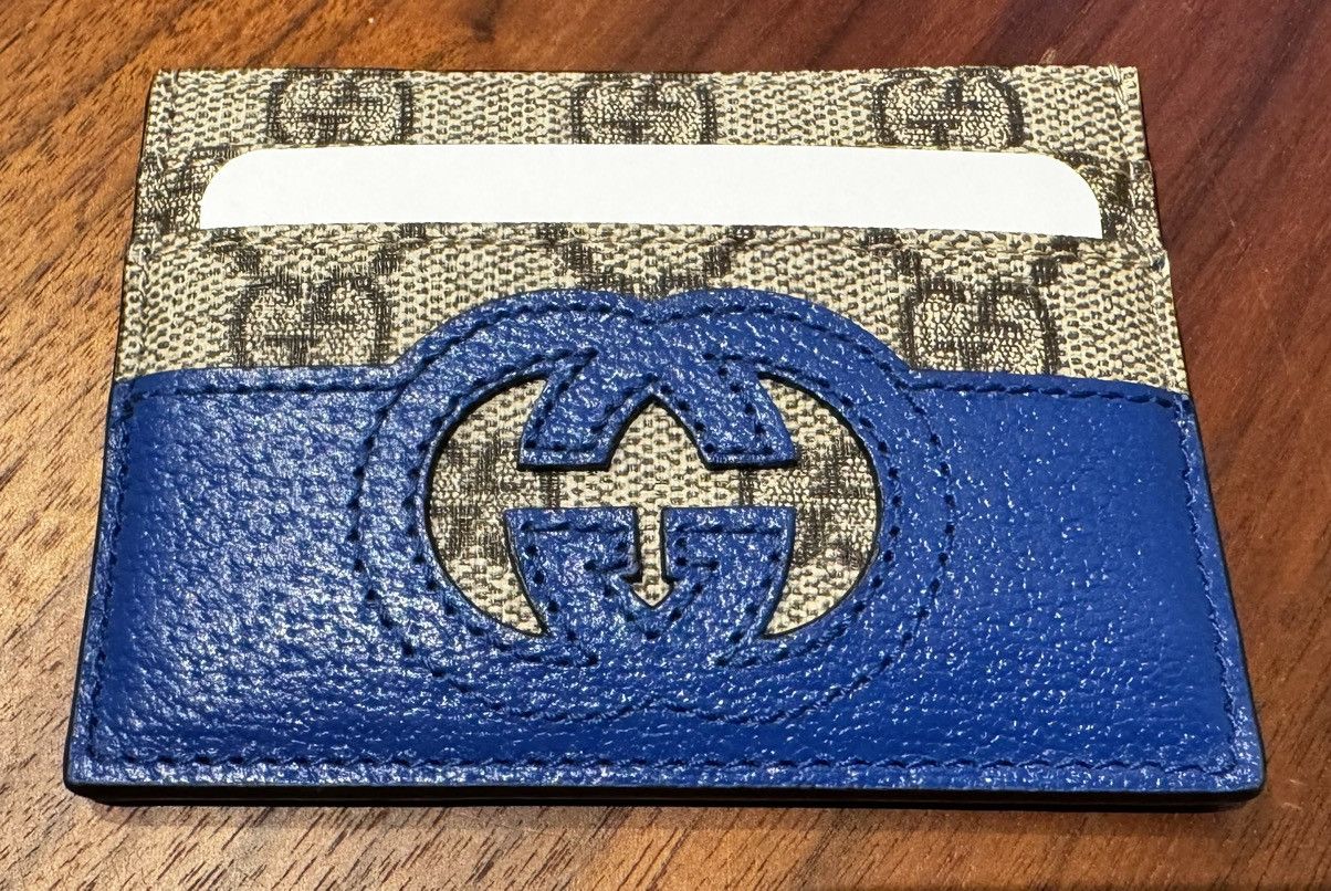 Gucci Gucci Cut-Out Interlocking G Card Case *NEW* Size ONE SIZE - 2 Thumbnail