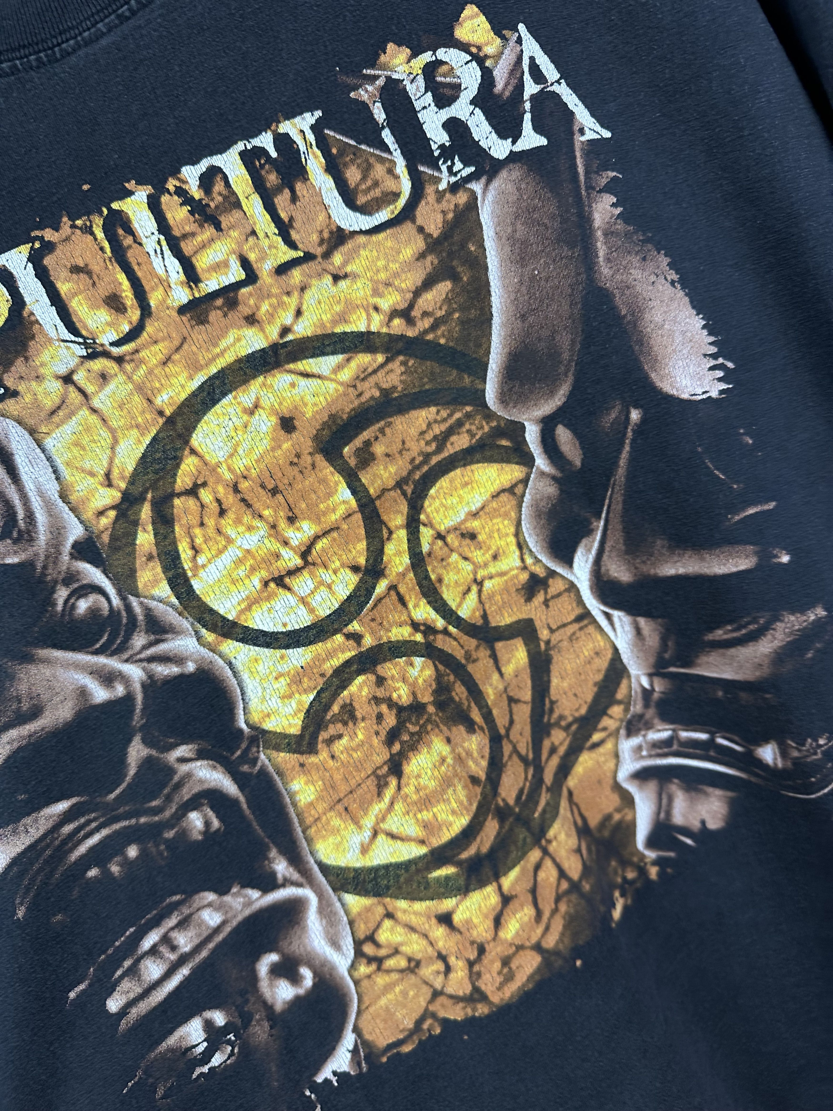 Band Tees Vintage 1998 Sepultura Shirt Band Long Sleeve Tee Rare Hype Size US XL / EU 56 / 4 - 8 Thumbnail