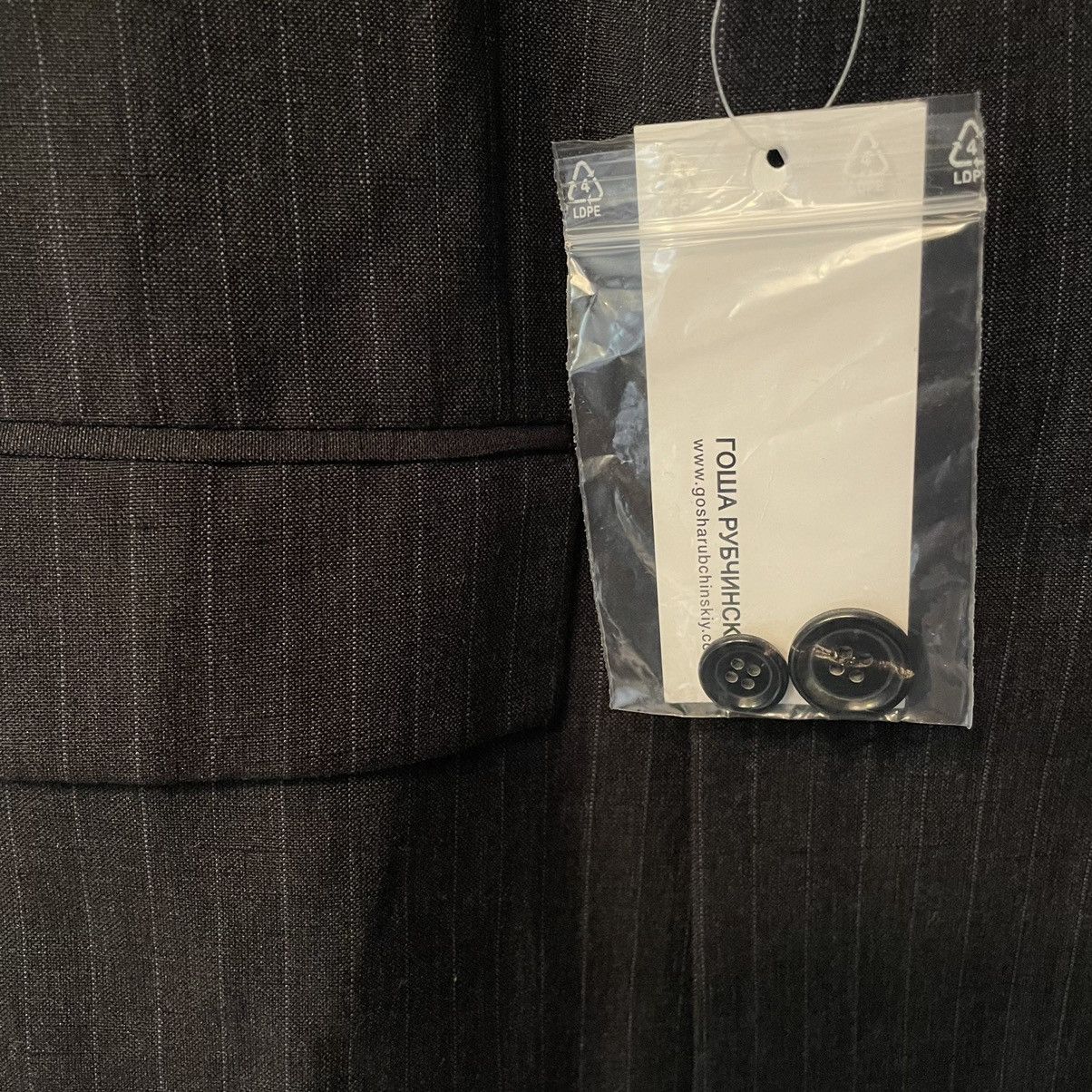 Gosha Rubchinskiy Gosha Rubchinskiy Double Breasted Blazer Size US XL / EU 56 / 4 - 2 Thumbnail