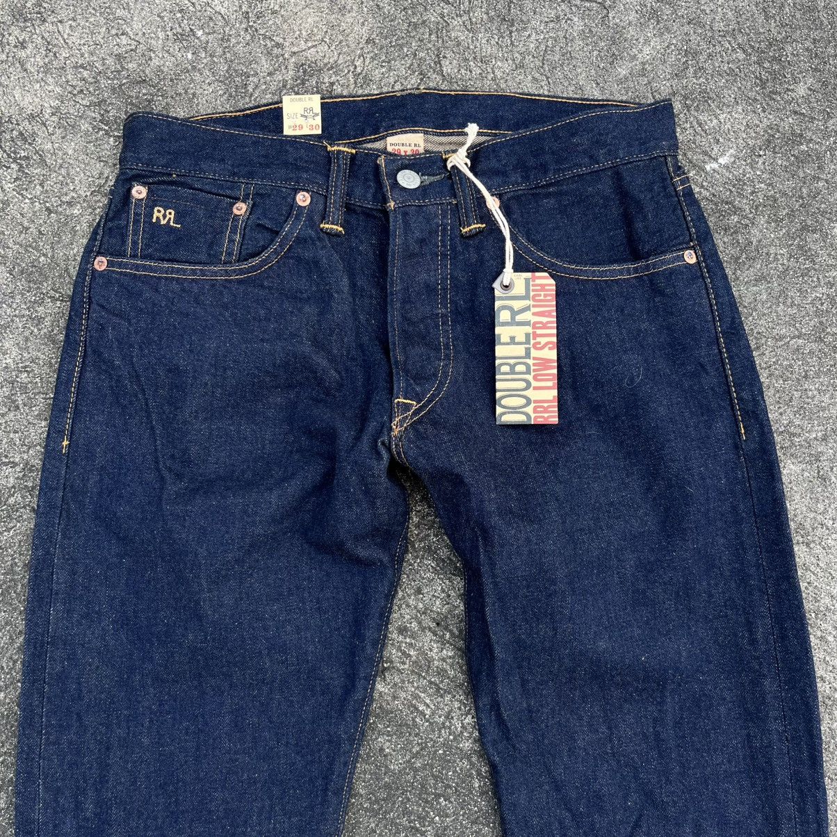 RRL Ralph Lauren Double RL Low Straight Selvedge Jean Size US 30 / EU 46 - 7 Thumbnail