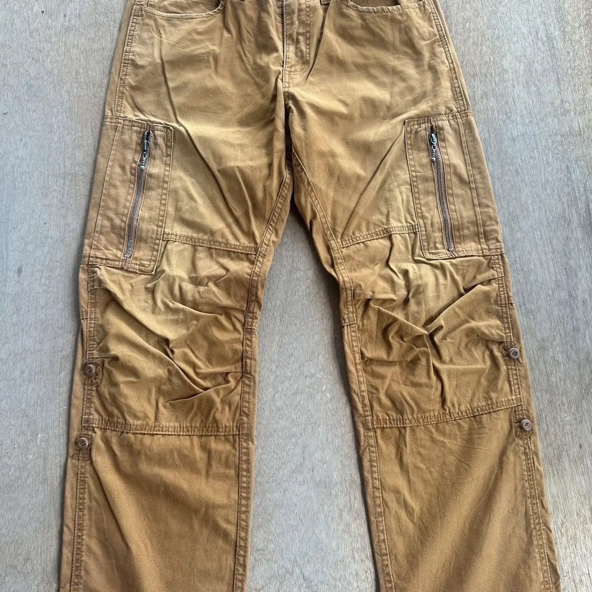 Beauty Beast SICKSS!!JAPANESE VTG TROUSERS UTILITY ARMY DOUBLE KNEE PANTS Size US 32 / EU 48 - 4 Thumbnail