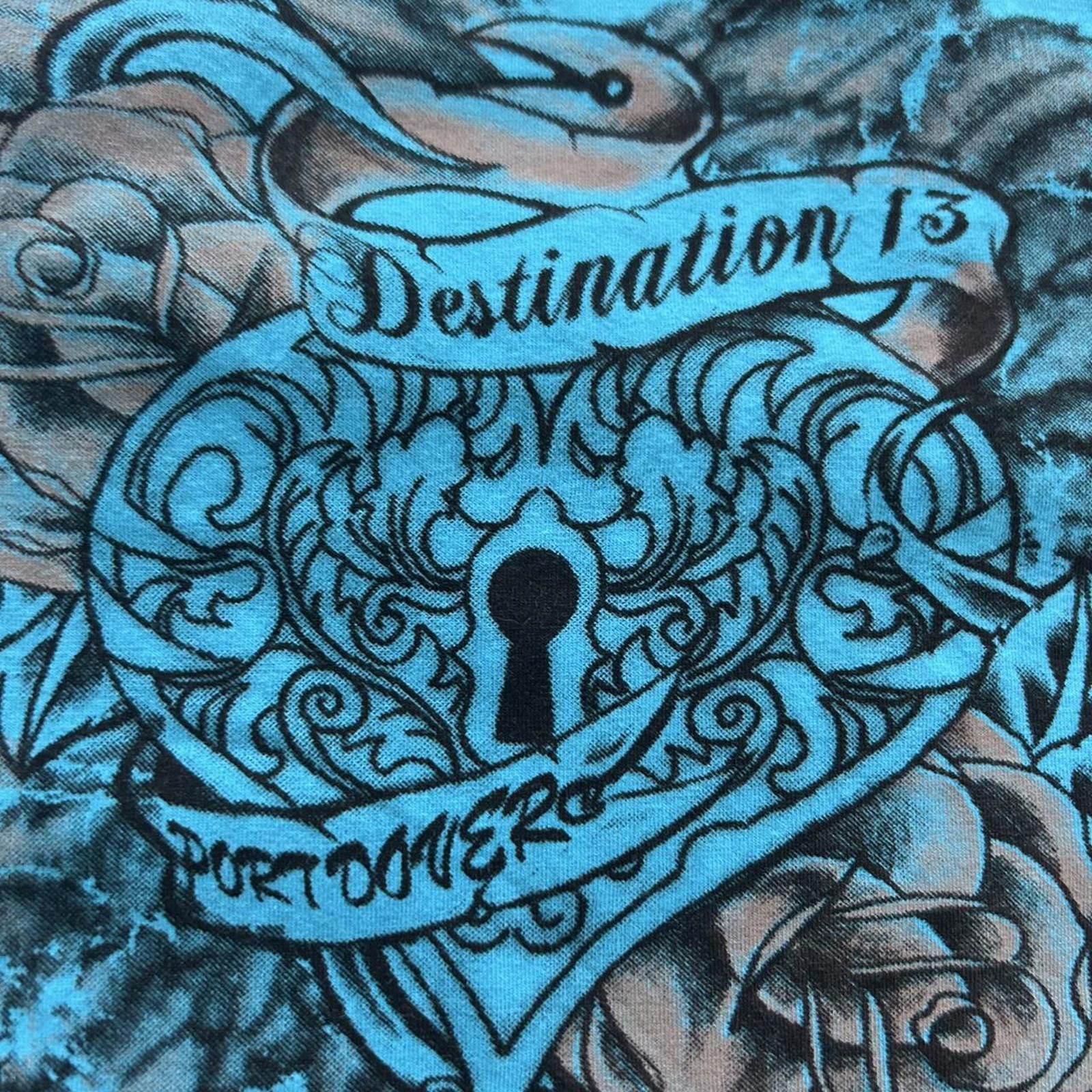 Other Destination 13 Rhinestone Angel Wing Tee — Port Dover 2012 Size XL / US 12-14 / IT 48-50 - 6 Thumbnail