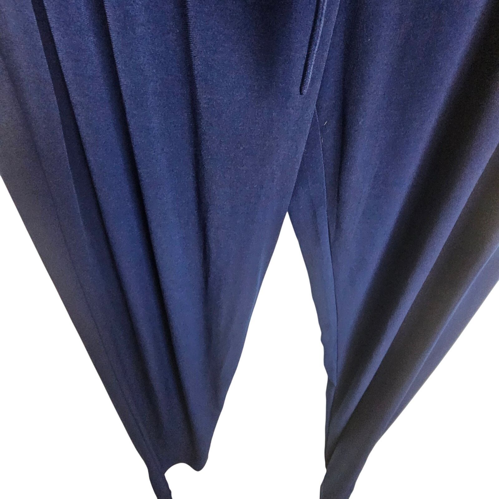 Express Express Pleated Trousers Sz M Ankle Mid Rise Stretch Comfy Size 32" / US 10 / IT 46 - 3 Thumbnail