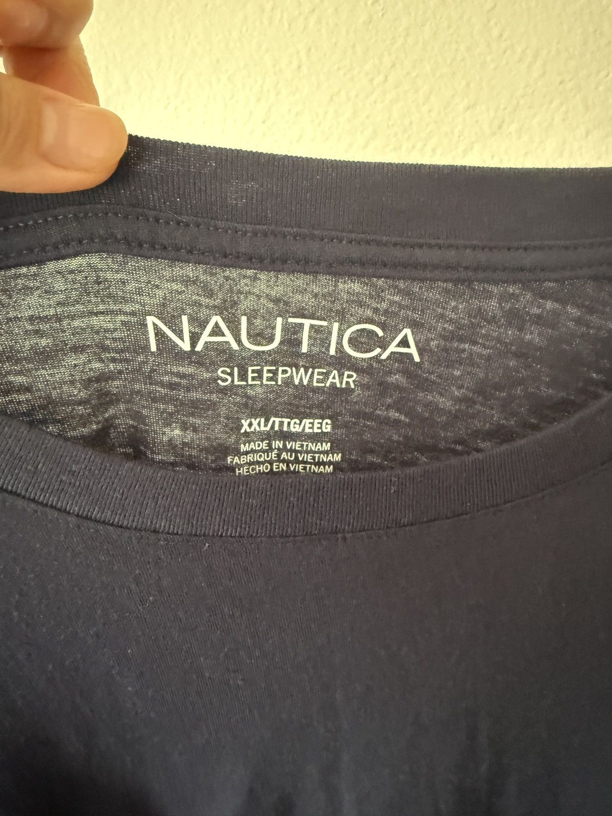 Nautica Nautica Blue Short Sleeve sleepwear Tee Classi pre loved XXL Size US XXL / EU 58 / 5 - 2 Thumbnail