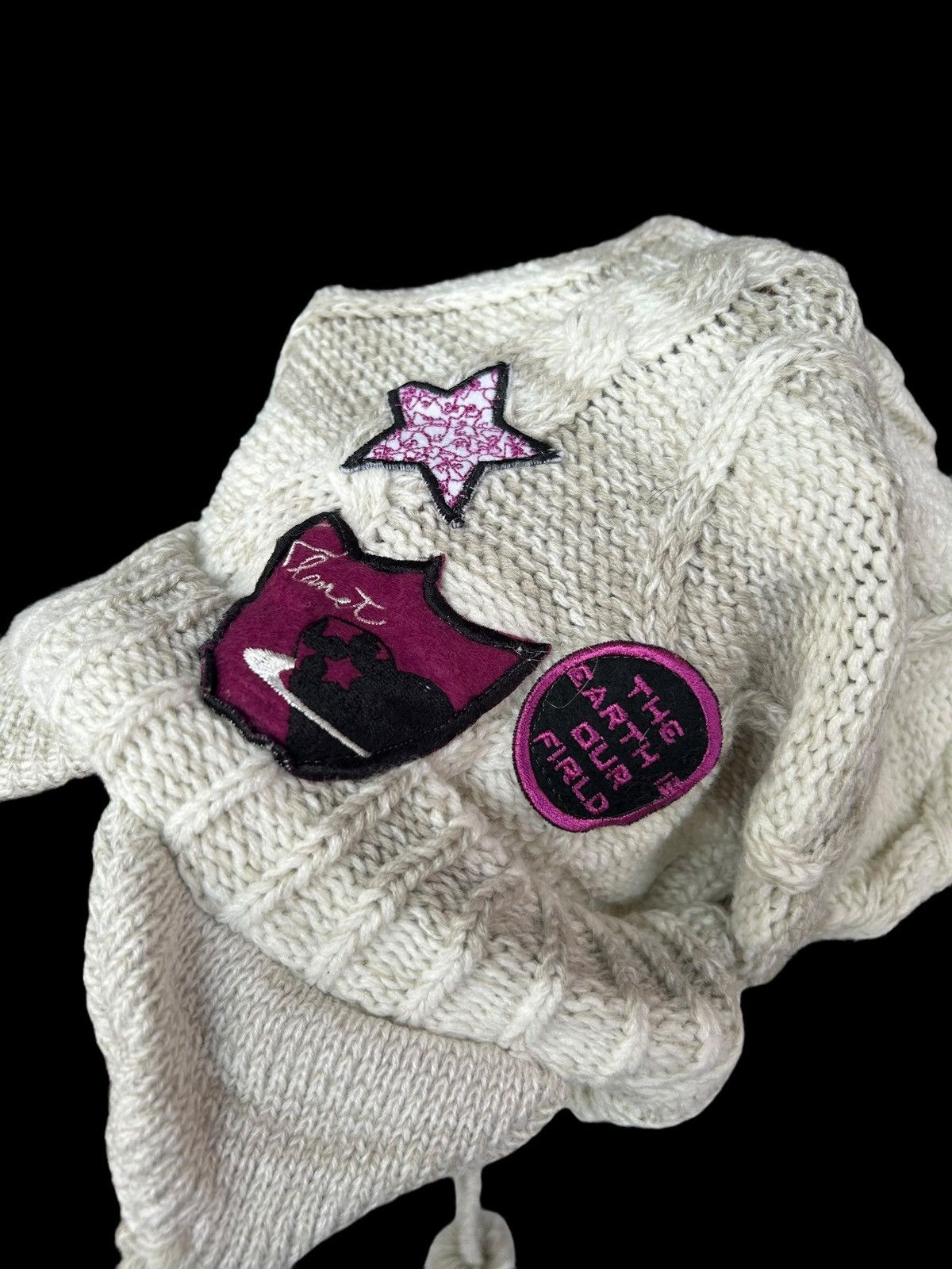 Japanese Brand × Kapital × Vintage Japanese Punk Bondage Style Knitted Big Hats ☠️☠️ Size ONE SIZE - 5 Thumbnail