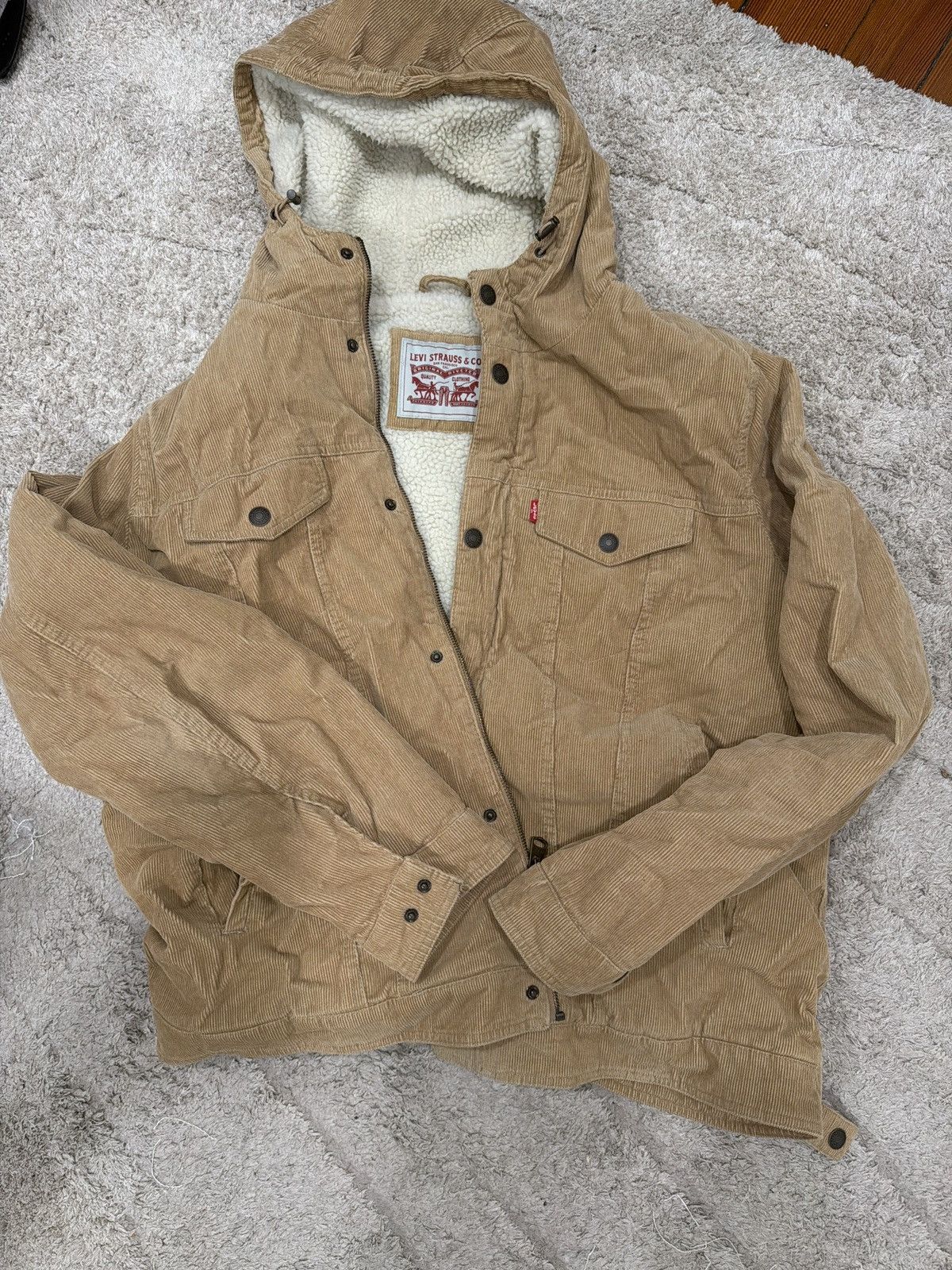 Levi's Levi Lined Corduroy Jacket Size US XL / EU 56 / 4 - 1 Preview