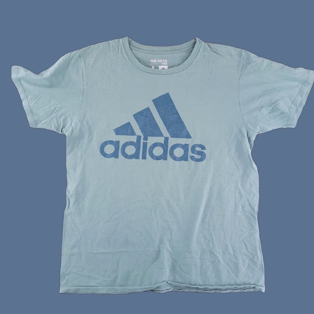 Adidas Adidas Shirt Mens Large Green Short Sleeve Graphic Go Tee Size US L / EU 52-54 / 3 - 1 Thumbnail