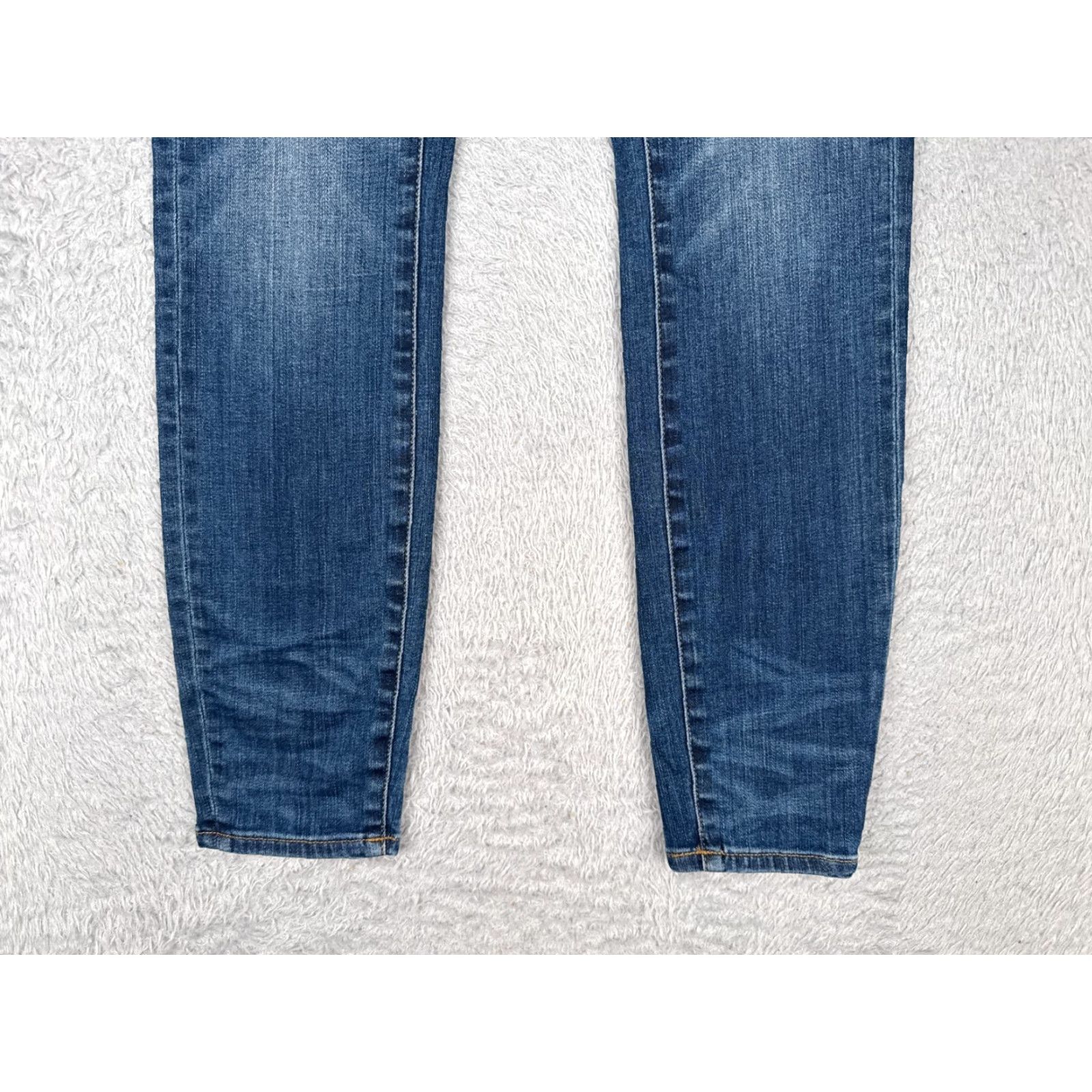 Madewell Madewell Jeans Womens 24 Blue Denim High Riser Skinny Cotton Blend Tapered 24x28 Size 42" / US 20 - 2 Thumbnail