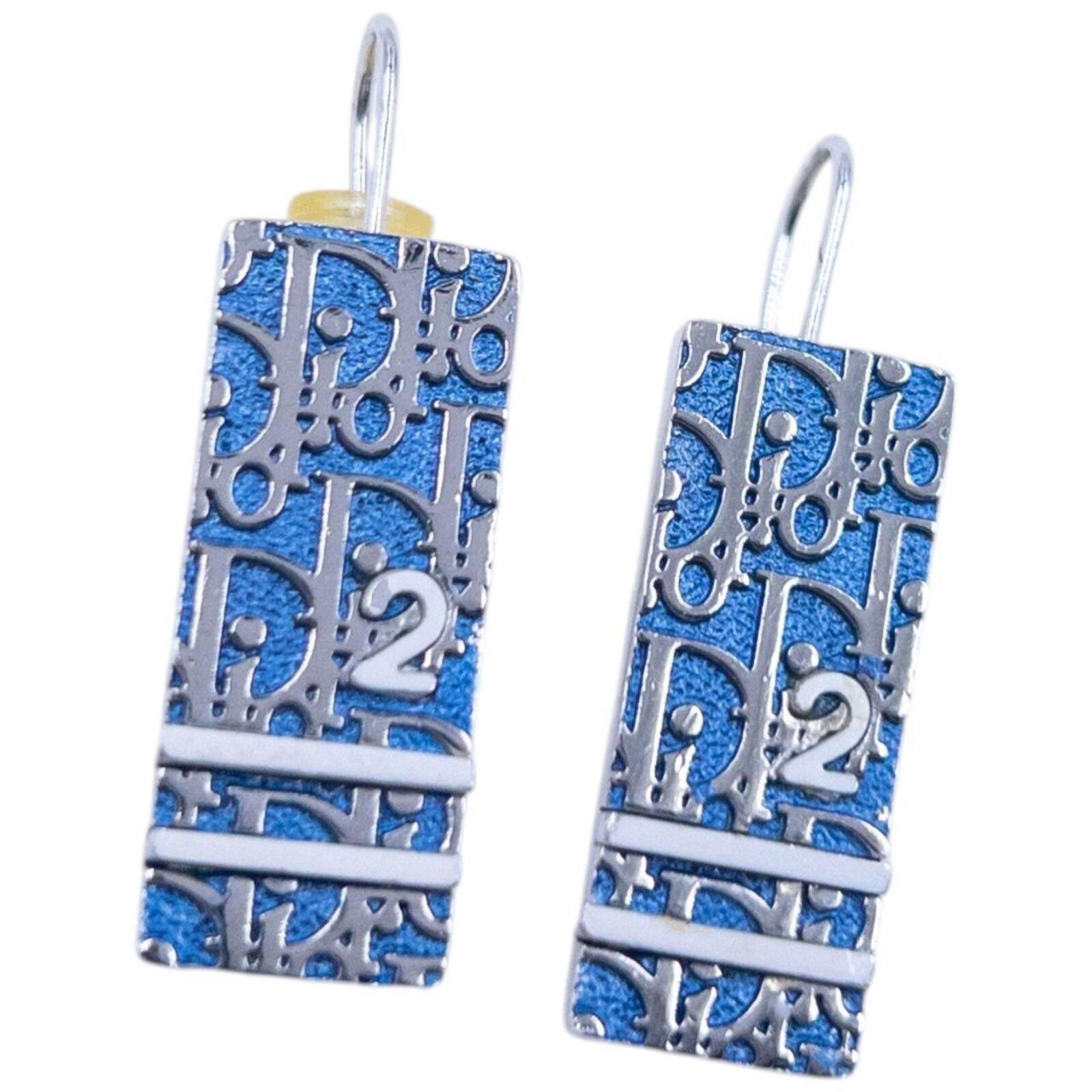 Dior Vintage 2000s Dior Monogram Number Earrings Size ONE SIZE - 2 Thumbnail