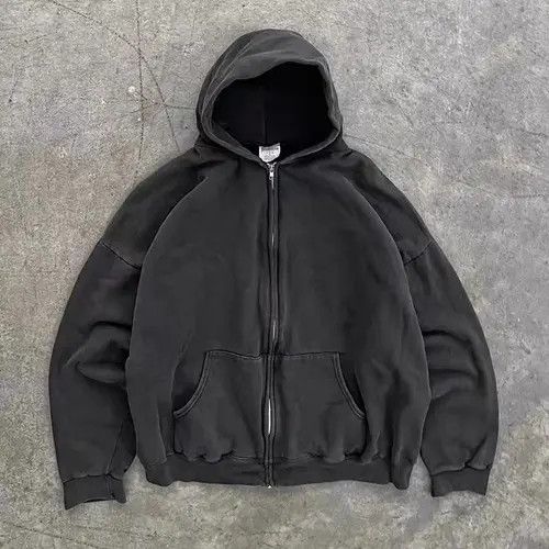 VIBE Street Vintage Washed and Aged XL Hooded Sweatshirt Jacket Size US XL / EU 56 / 4 - 6 Thumbnail