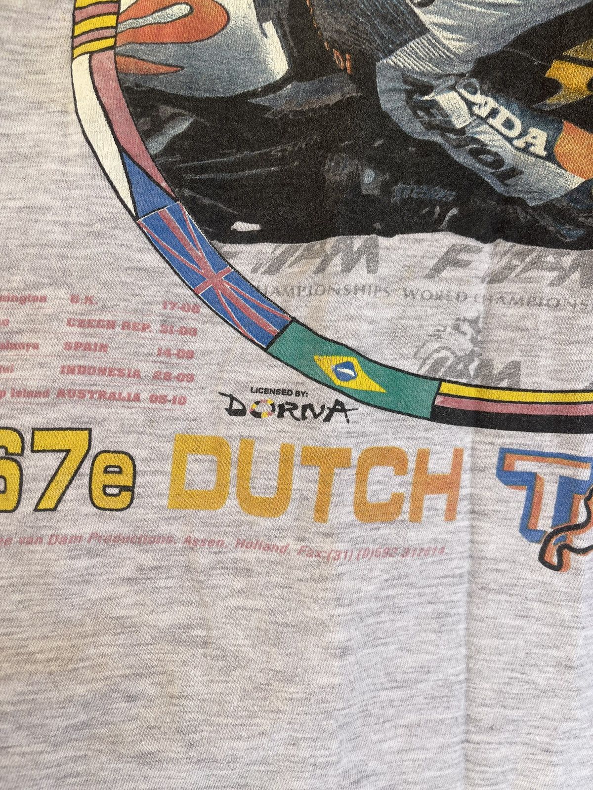 Vintage 1997 Moto TT Grand Prix Dutch World Championship Vintage tee Size US XL / EU 56 / 4 - 17 Thumbnail