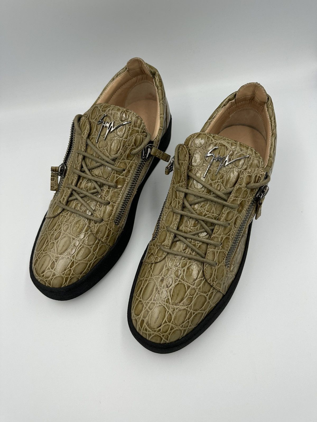 Giuseppe Zanotti Giuseppe Zanotti Animal Print Sneaker Size US 13 / EU 46 - 2 Thumbnail