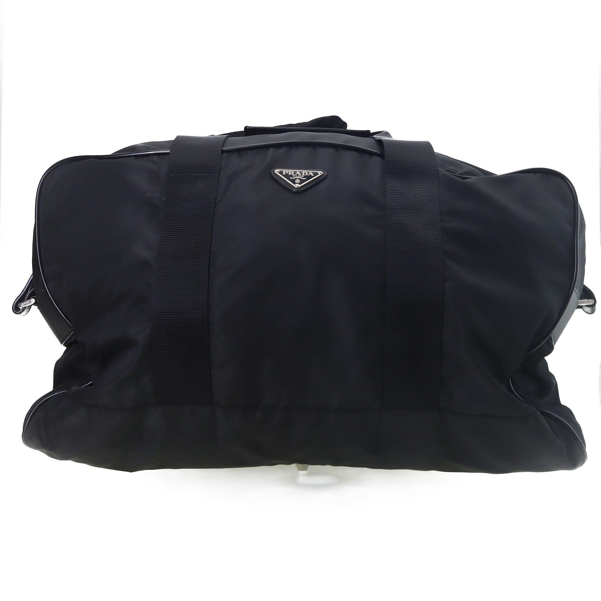 Prada Prada Nylon Duffle Travel Bag One Size Size ONE SIZE - 1 Thumbnail