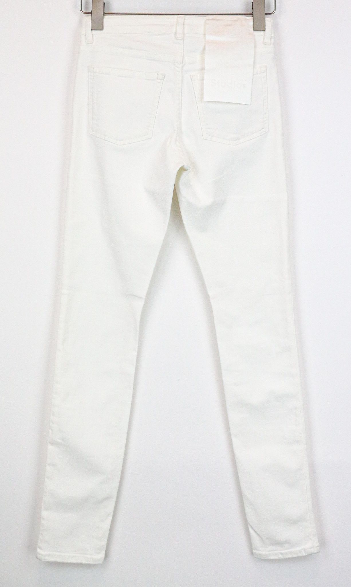Acne Studios SKIN 5 W26/L34 White Skinny Stretch Jeans 75066 Size 26" / US 2 / IT 38 - 2 Thumbnail