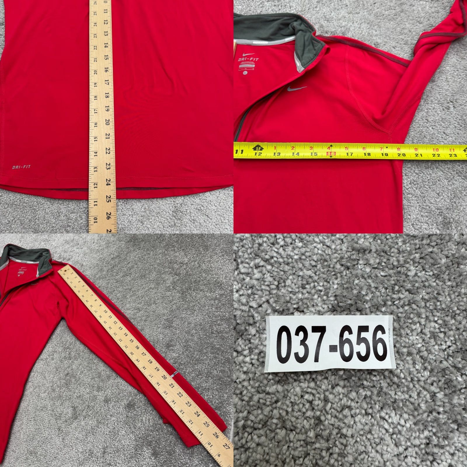 Nike Nike Element Dri-Fit Jacket Womens Large Red 2014 Half Marathon Finisher Active Size L / US 10 / IT 46 - 9 Thumbnail