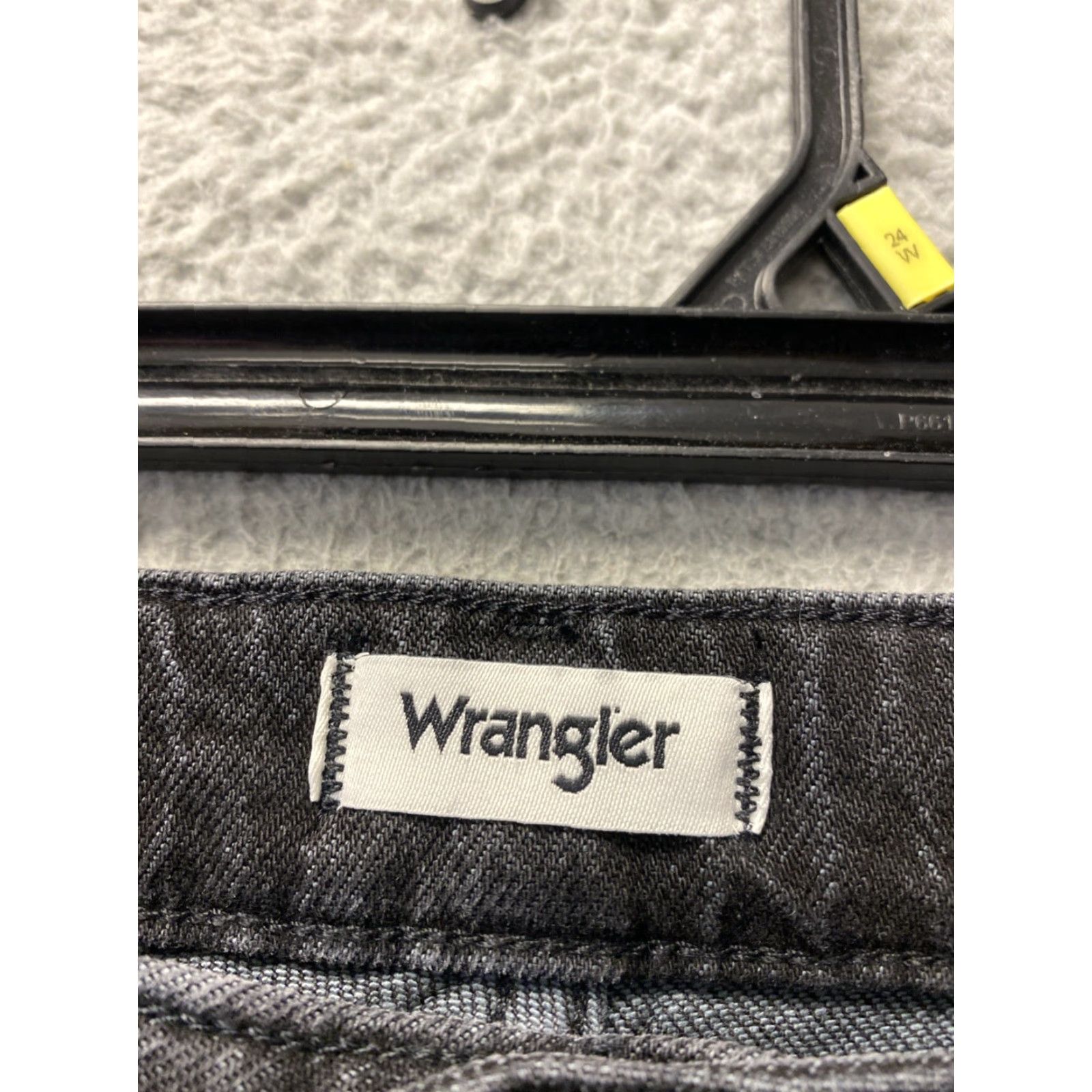 Wrangler WRANGLER High Rise Flare Jeans Rhinestone Black Women Size 36x34 Size 25" / US 0 / IT 36 - 4 Thumbnail