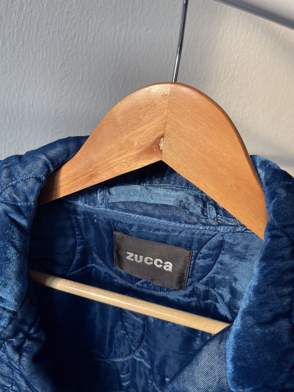 CABANE de ZUCCa × Issey Miyake F/W 2004-2005 Zucca Velvet Biker Jacket Size US S / EU 44-46 / 1 - 14 Thumbnail