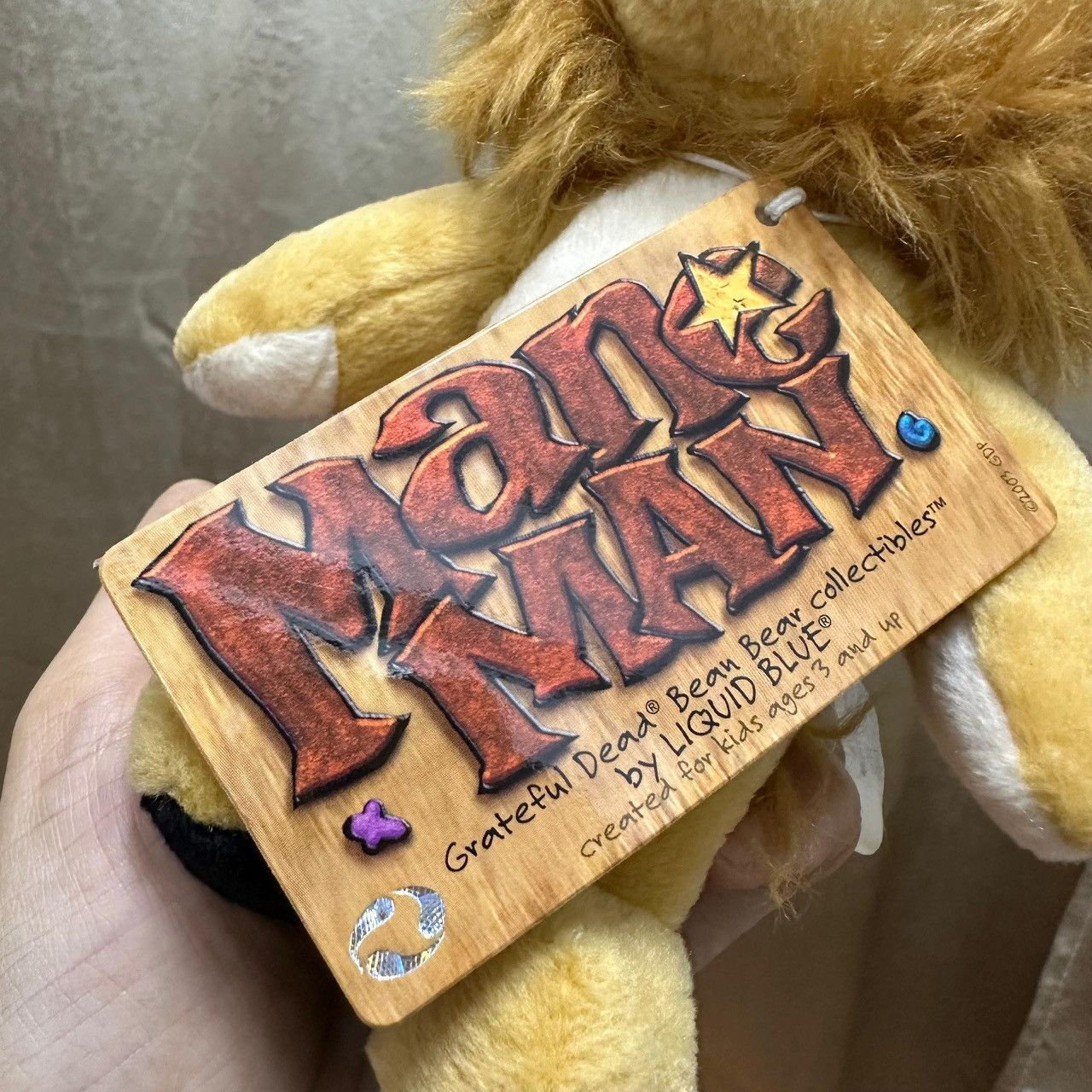 Grateful Dead × Liquid Blue Mane Man 4/11/78 Grateful Dead Liquid Blue Plush Size ONE SIZE - 6 Thumbnail