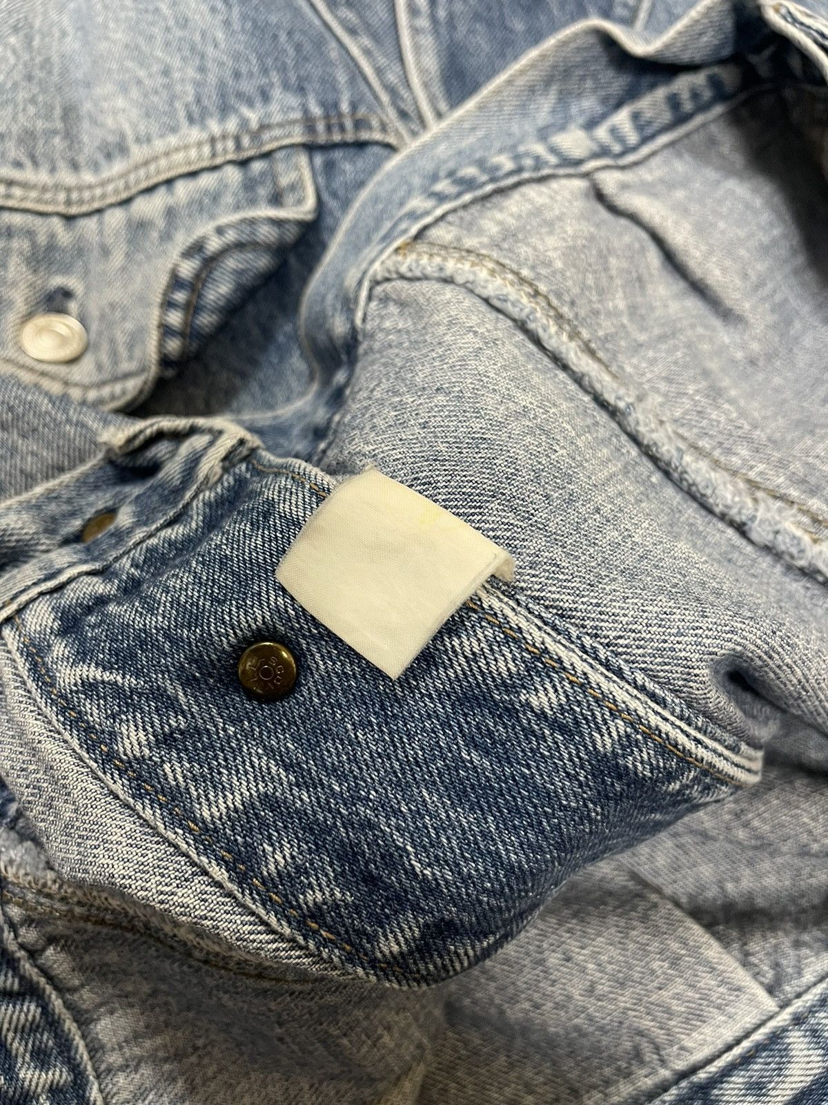 Vintage Bj Spirit Trucker Distressed Denim Vintage Jacket Size US M / EU 48-50 / 2 - 12 Thumbnail