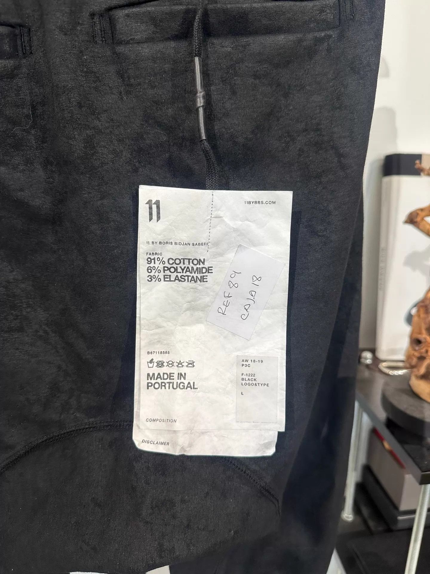 Boris Bidjan Saberi BBS 11by bbs waxed track pants L Size US 34 / EU 50 - 6 Thumbnail