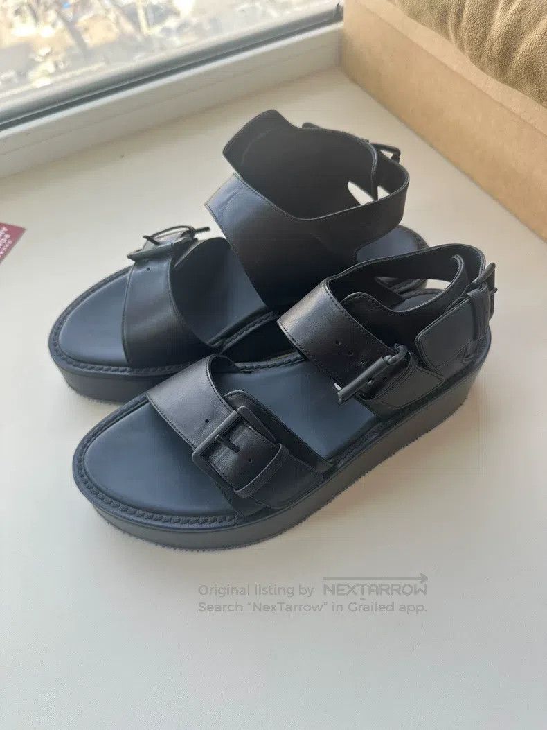 Ann Demeulemeester Ann Demeulemeester 40 platform sandals Size US 7 / EU 40 - 1 Thumbnail