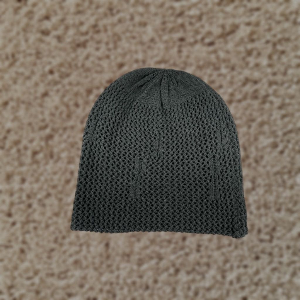 Forever 21 FOREVER 21 Beanie Hat Adult One Size Gray Knit 100% Acrylic Ski Snowboard Winter Casual Workwear Mens Beanie Size ONE SIZE - 1 Thumbnail