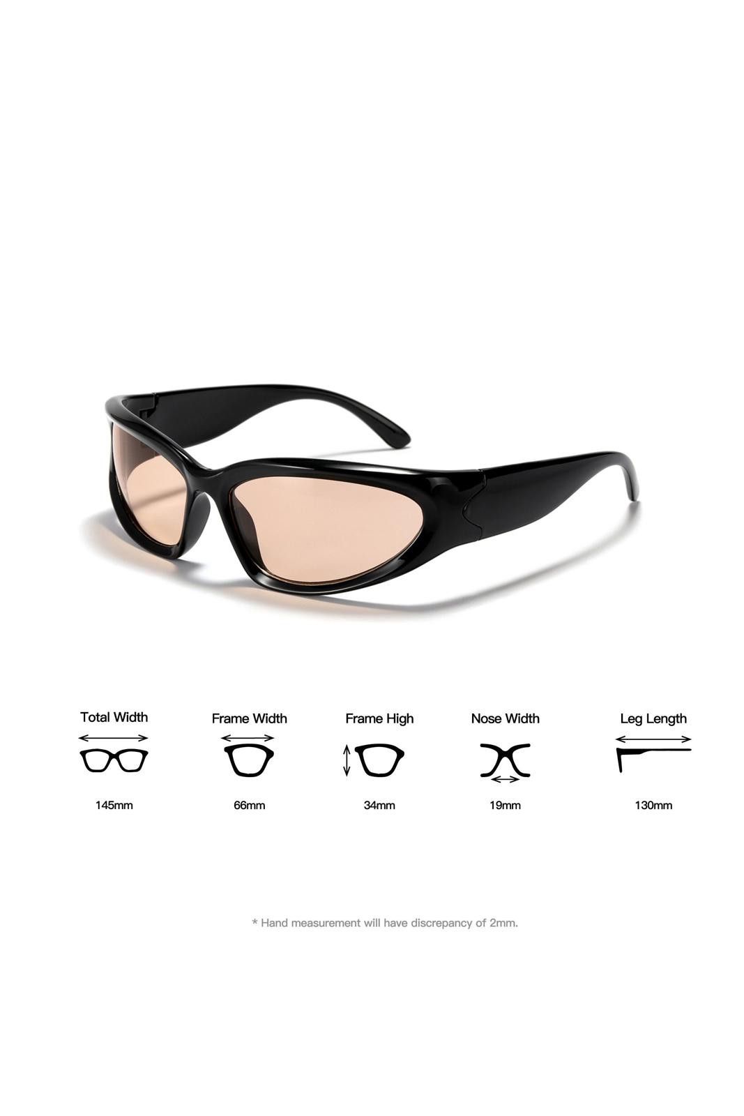 Japanese Brand Vtg Vintage Y2k Futuristic Black Sunglasses Unisex OS Size ONE SIZE - 8 Thumbnail