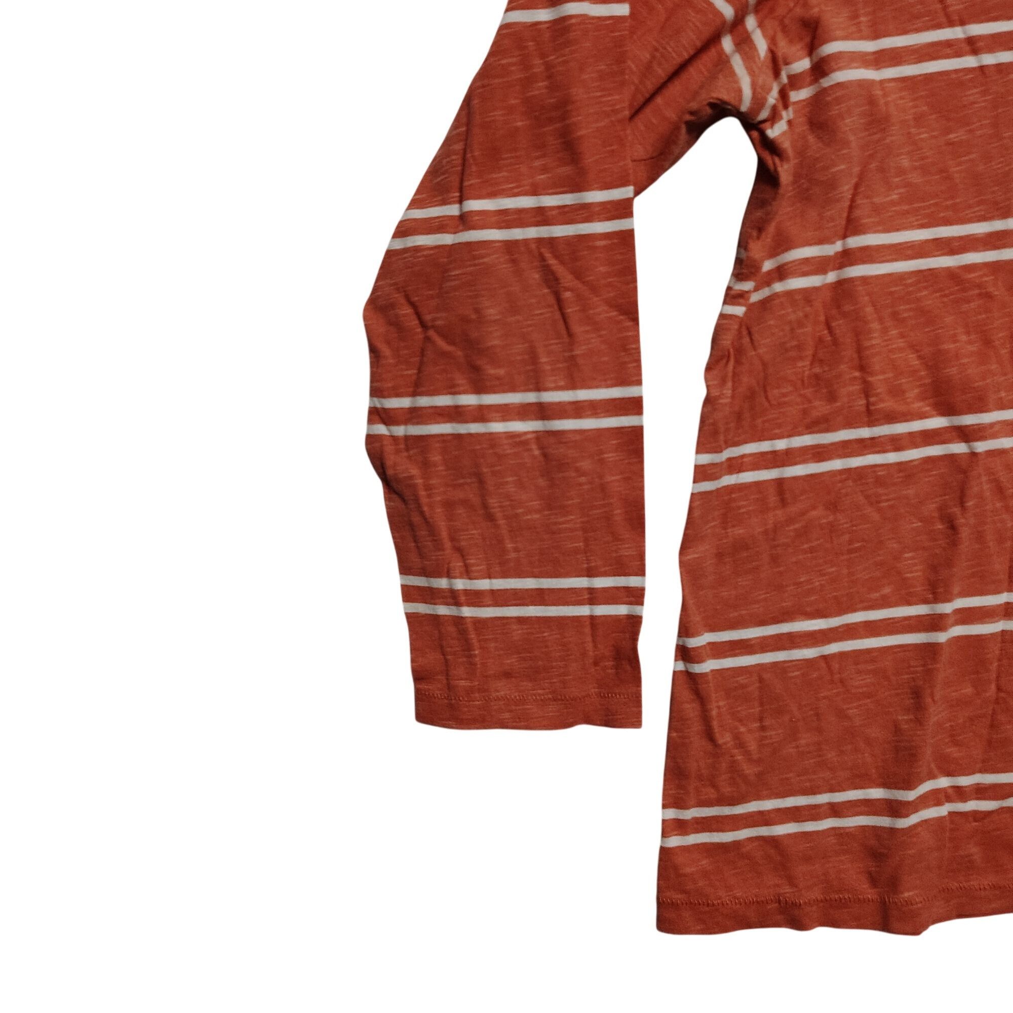 Sonoma Sonoma Womens Plus 1X Striped V-Neck Long Sleeve Top Size XL / US 12-14 / IT 48-50 - 4 Thumbnail