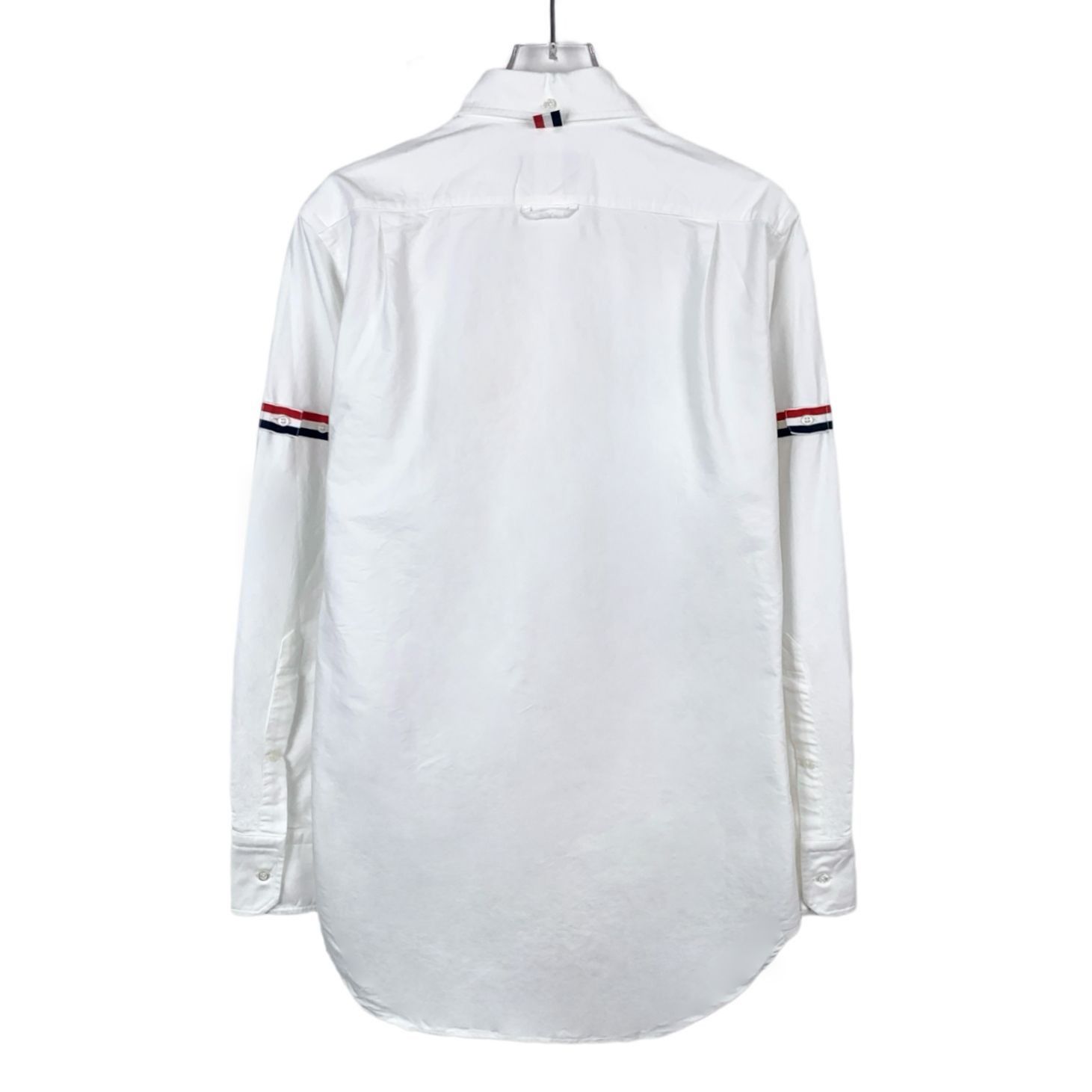 Thom Browne Thom Browne White Classic Double-Sleeve Logo Cotton Long-Sle Size XS / US 0-2 / IT 36-38 - 8 Thumbnail
