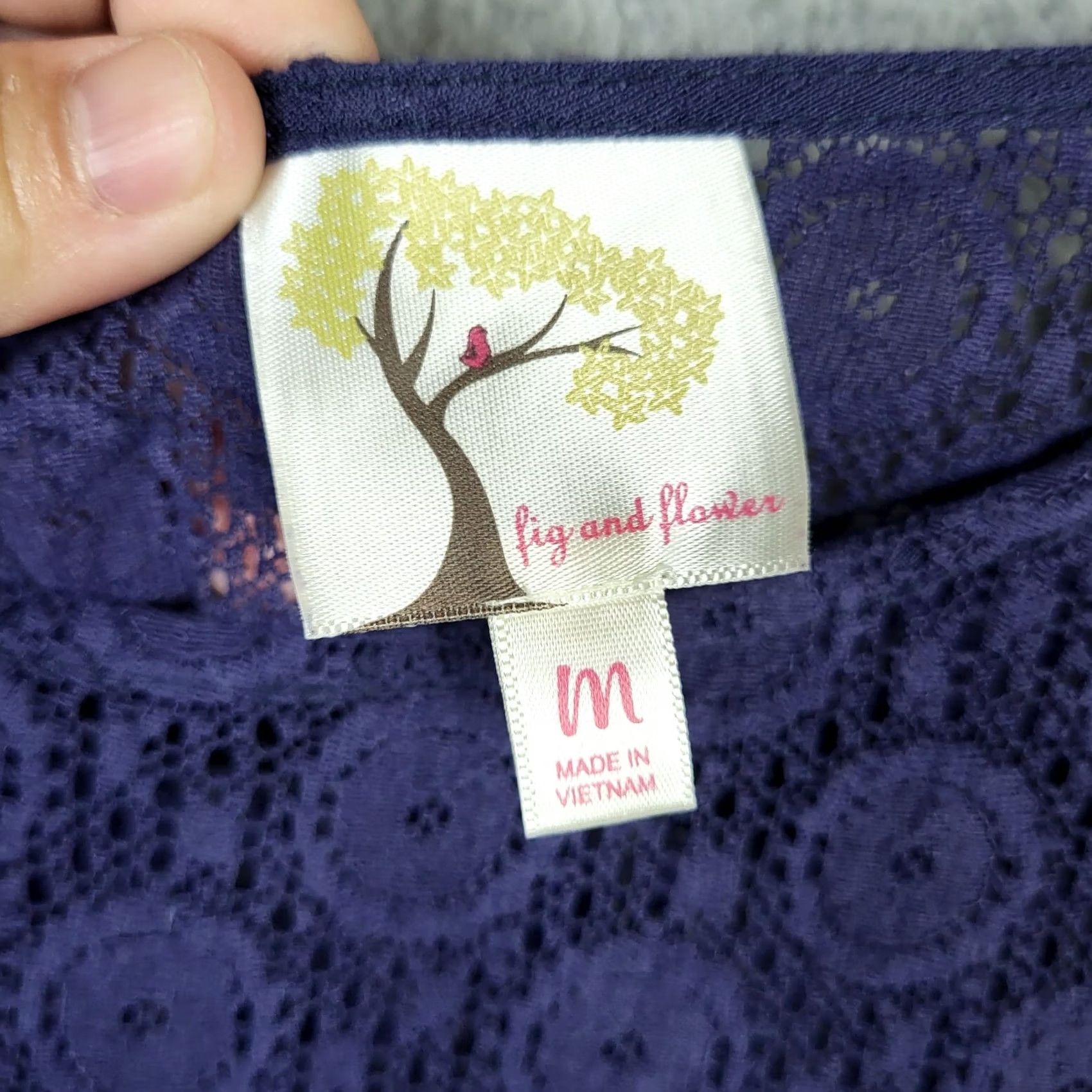 Anthropologie Anthropologie Fig and Flower Embroidered Shift Dress Women's Blue M Size M / US 6-8 / IT 42-44 - 2 Thumbnail