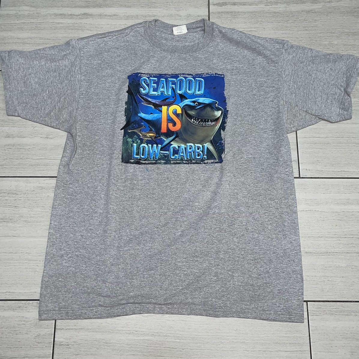 Disney Disney Sharks Tale T-shirt Size US XXL / EU 58 / 5 - 1 Thumbnail