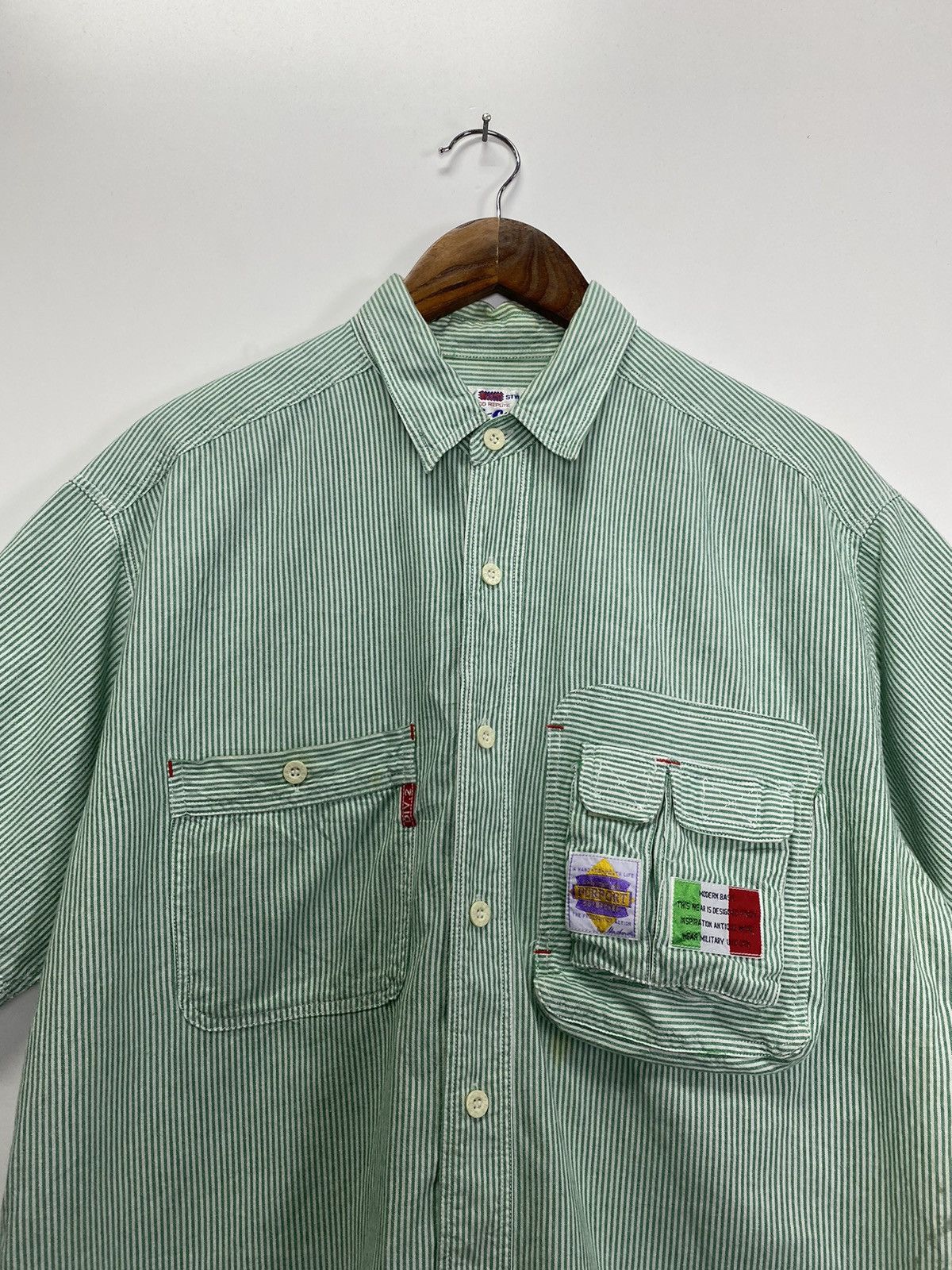 Japanese Brand × Vintage Vintage Bob-Cox button up Size US L / EU 52-54 / 3 - 6 Thumbnail