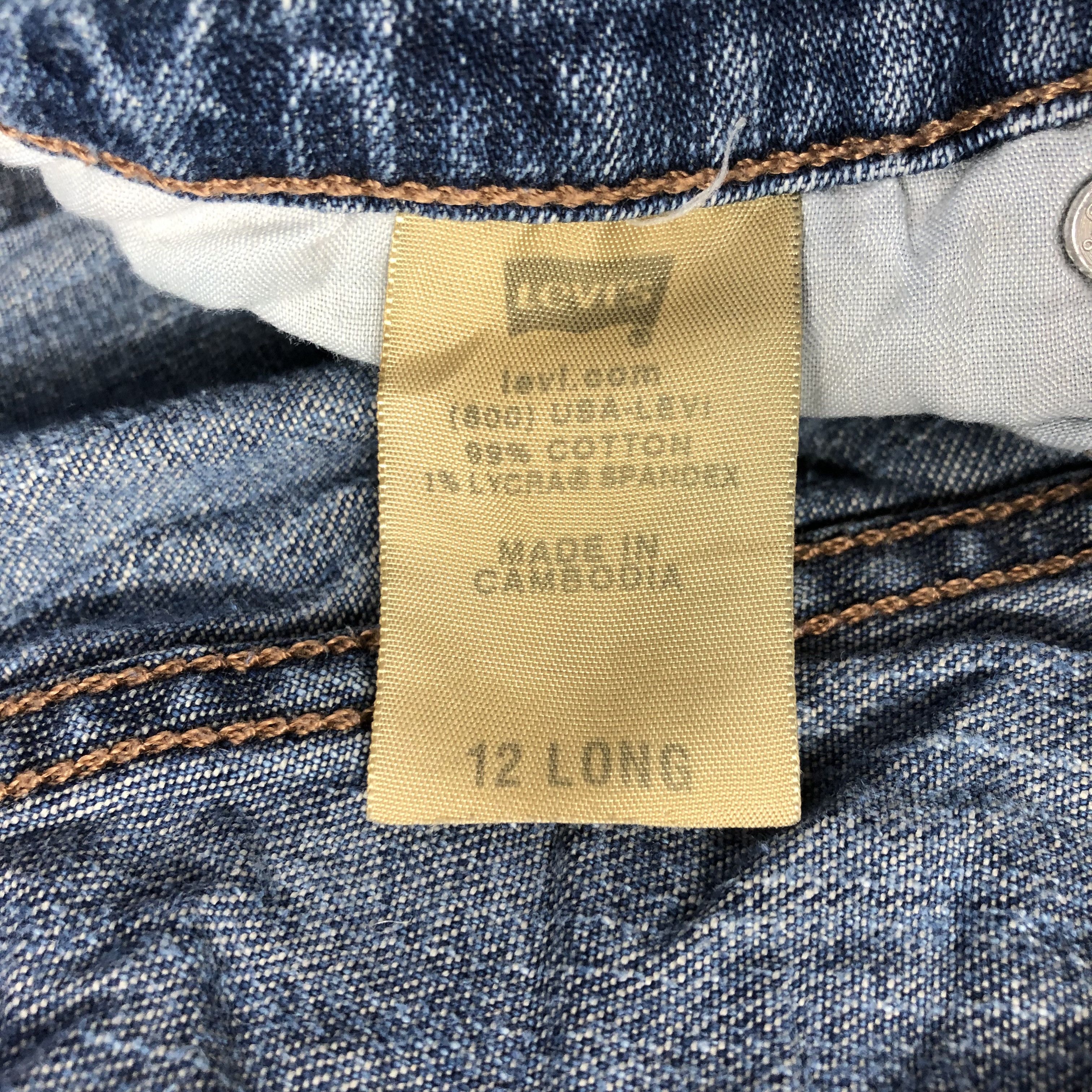Levi's Vintage Blue Wash Levis 515 Jeans-J4333 Size 32" / US 10 / IT 46 - 11 Thumbnail