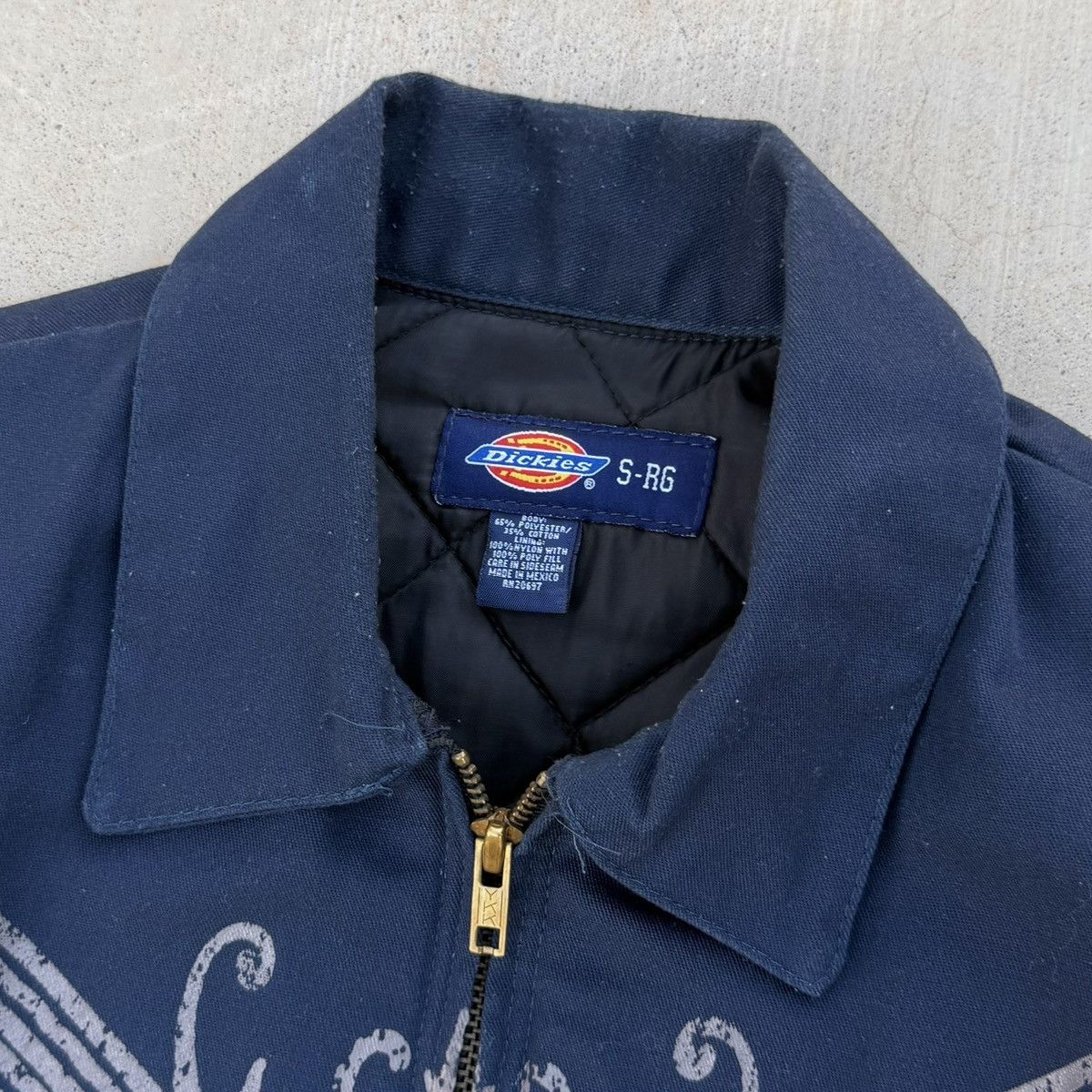 Dickies Vintage Y2K Dickies Killswitch Engage Jacket Navy Blue Metal Size US S / EU 44-46 / 1 - 3 Thumbnail