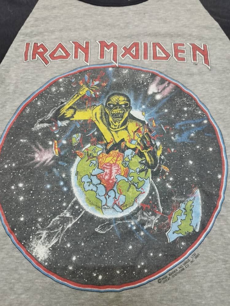 Iron Maiden × Vintage Vintage shirt iron maiden 3 quarter Size US M / EU 48-50 / 2 - 4 Thumbnail