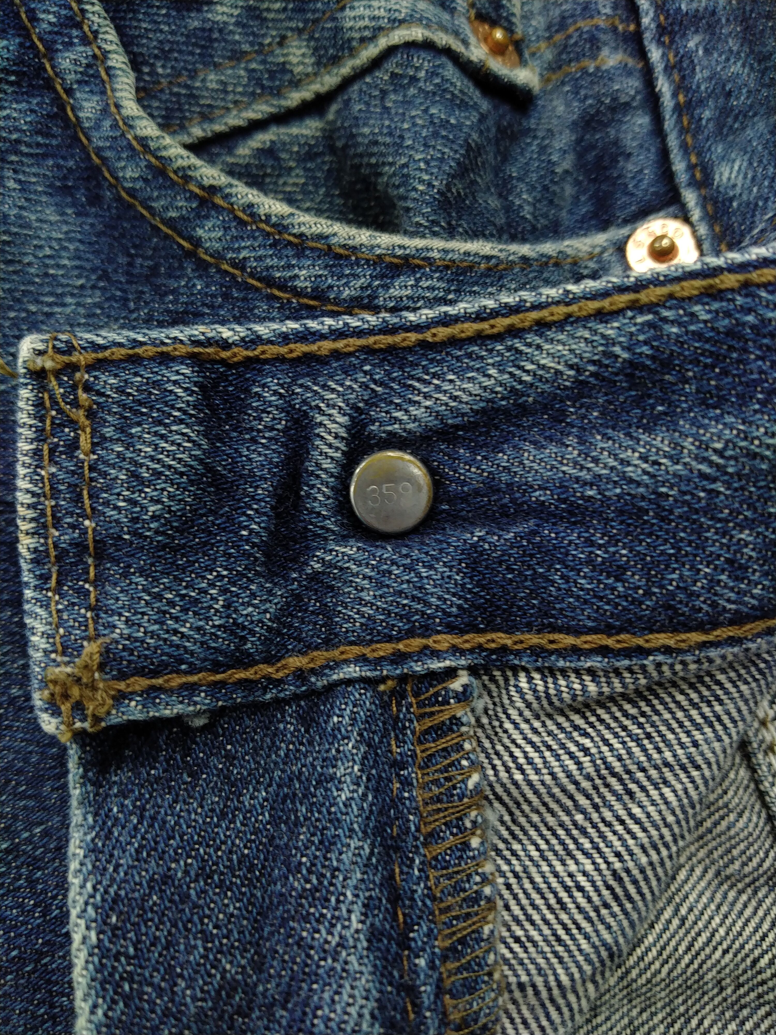 Levi's Vintage Levi's 533 Distressed Denim 35x25.5 -JN697 Size US 35 - 7 Thumbnail