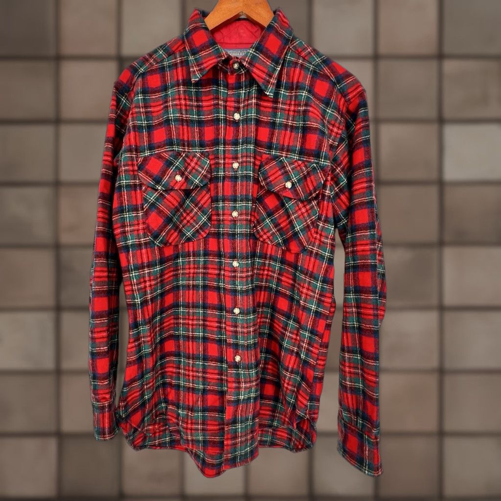 Pendleton Pendleton Board Shirt Men M Vintage Red Plaid Wool Flannel Long Sleeve Button-Up 70s 80s MiUSA Vintage Groovy Outdoor Classic Vintage Size US M / EU 48-50 / 2 - 1 Thumbnail
