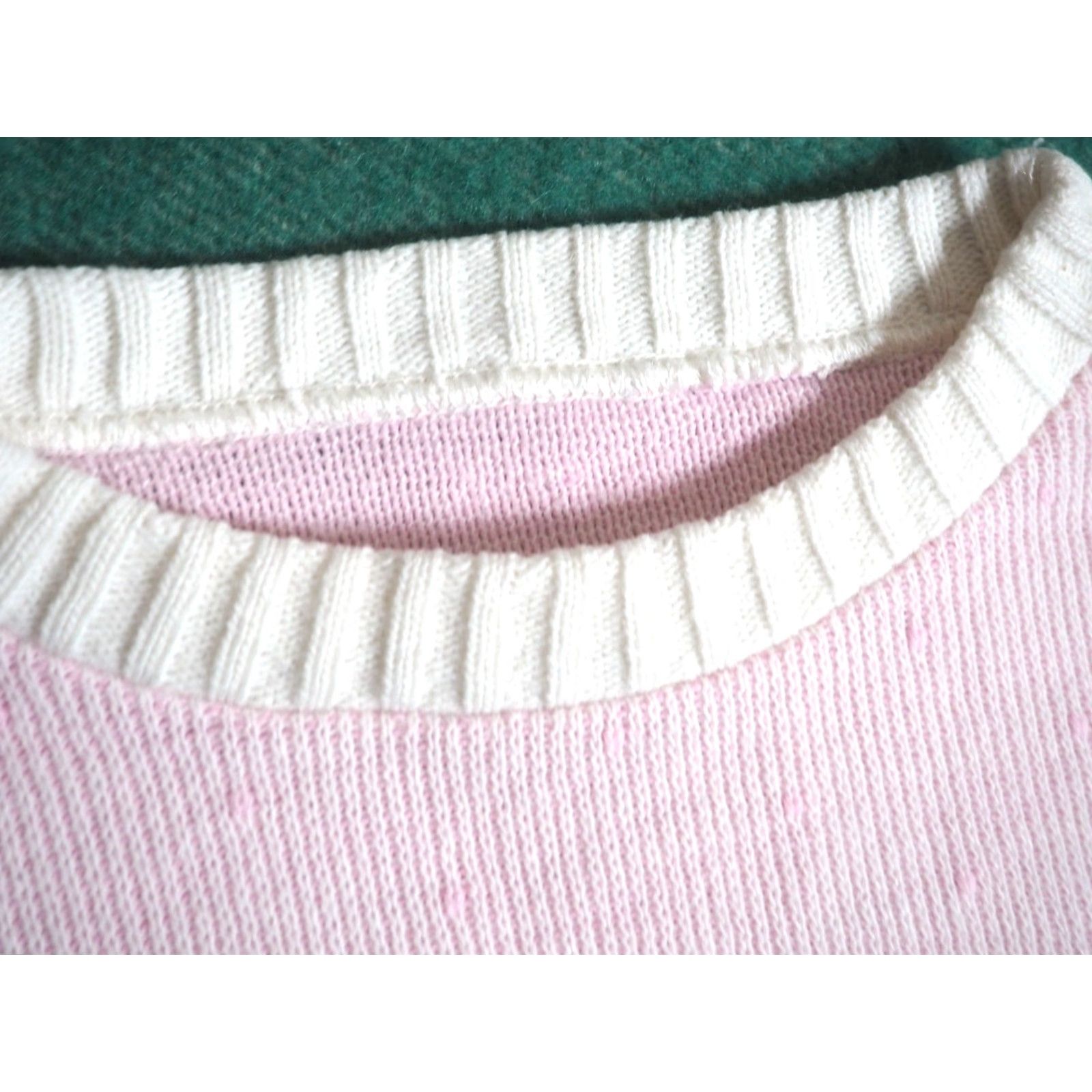 Valentino VTG 80s Light Pink Heart Baggy Acrylic Valentine Pullover Sweater Women XL Shirt Womens XL Pink Hearts 1980s Oversized Size XL / US 12-14 / IT 48-50 - 5 Thumbnail
