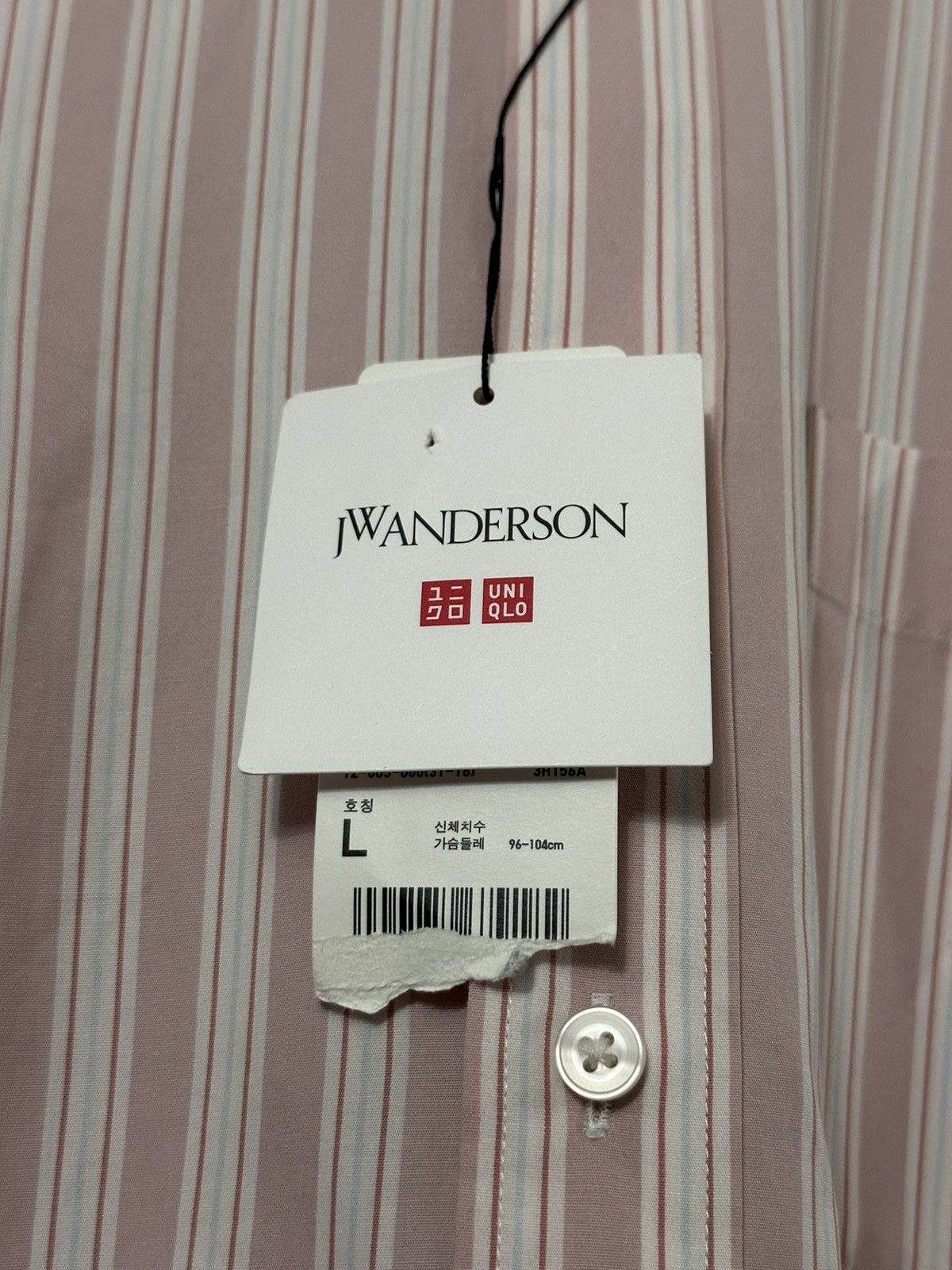 JW Anderson × Uniqlo 🌸Uniqlo by JW Anderson Beautiful Striped Classic Shirt Size US L / EU 52-54 / 3 - 10 Thumbnail