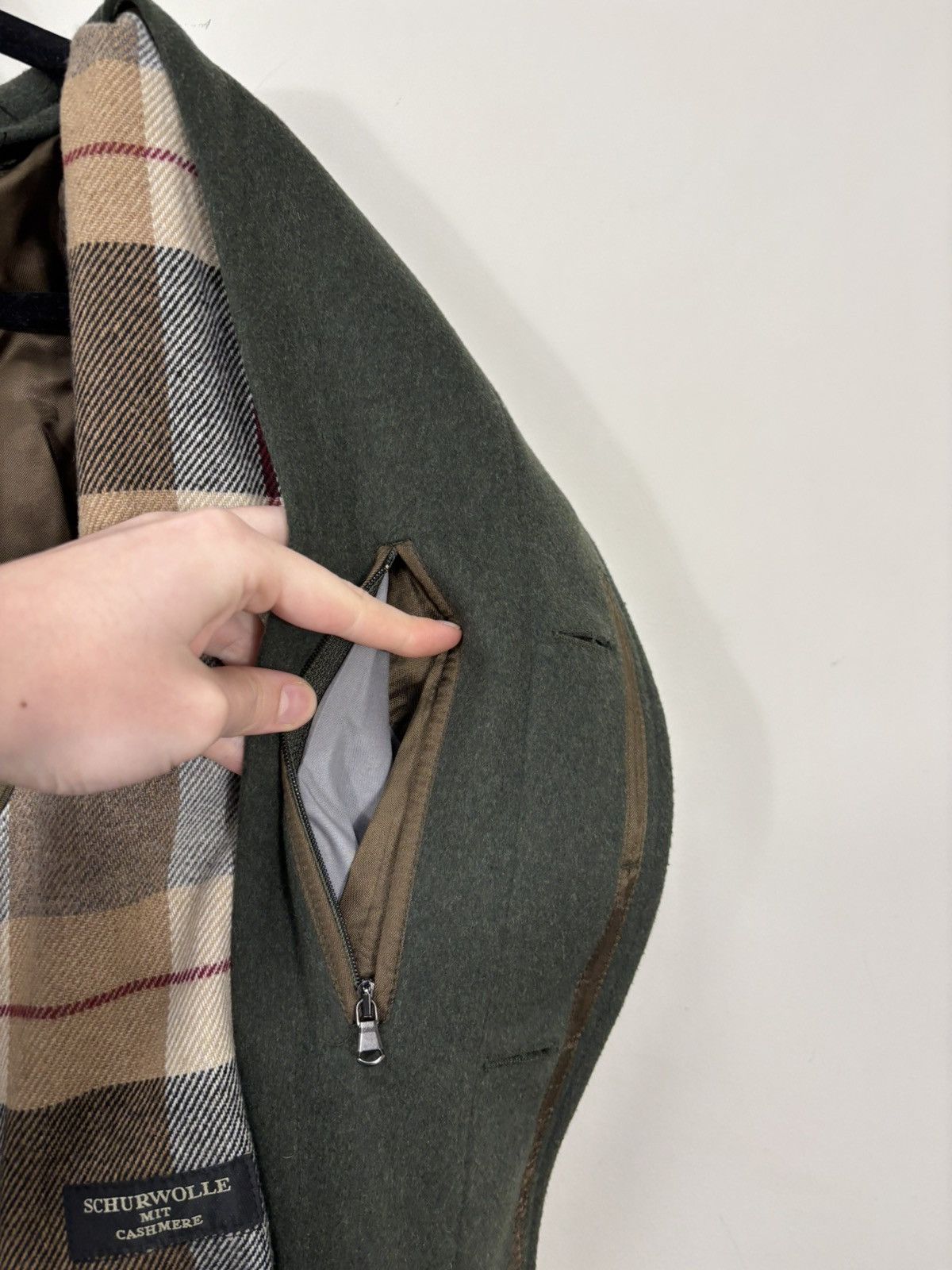 Other Lodenfrey Men’s Forest Green Wool Cashmere Long Overcoat Size US L / EU 52-54 / 3 - 15 Thumbnail