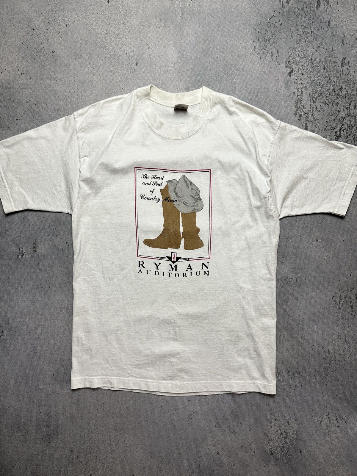 Band Tees Ryman Auditorium Country Music Vintage USA 90s Cotton Tee Size US L / EU 52-54 / 3 - 5 Thumbnail